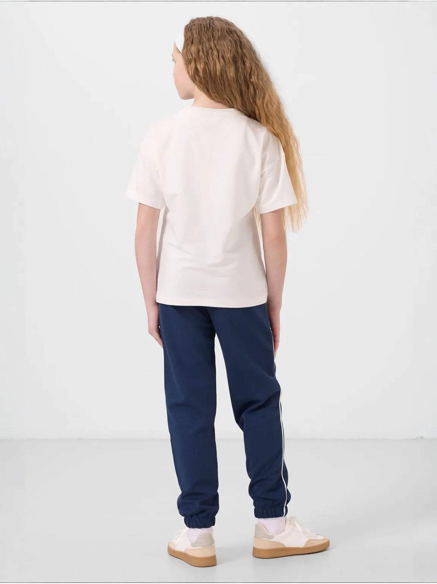 Ensemble de pyjama jeunesse en mélange de coton tommy - Bleu marine