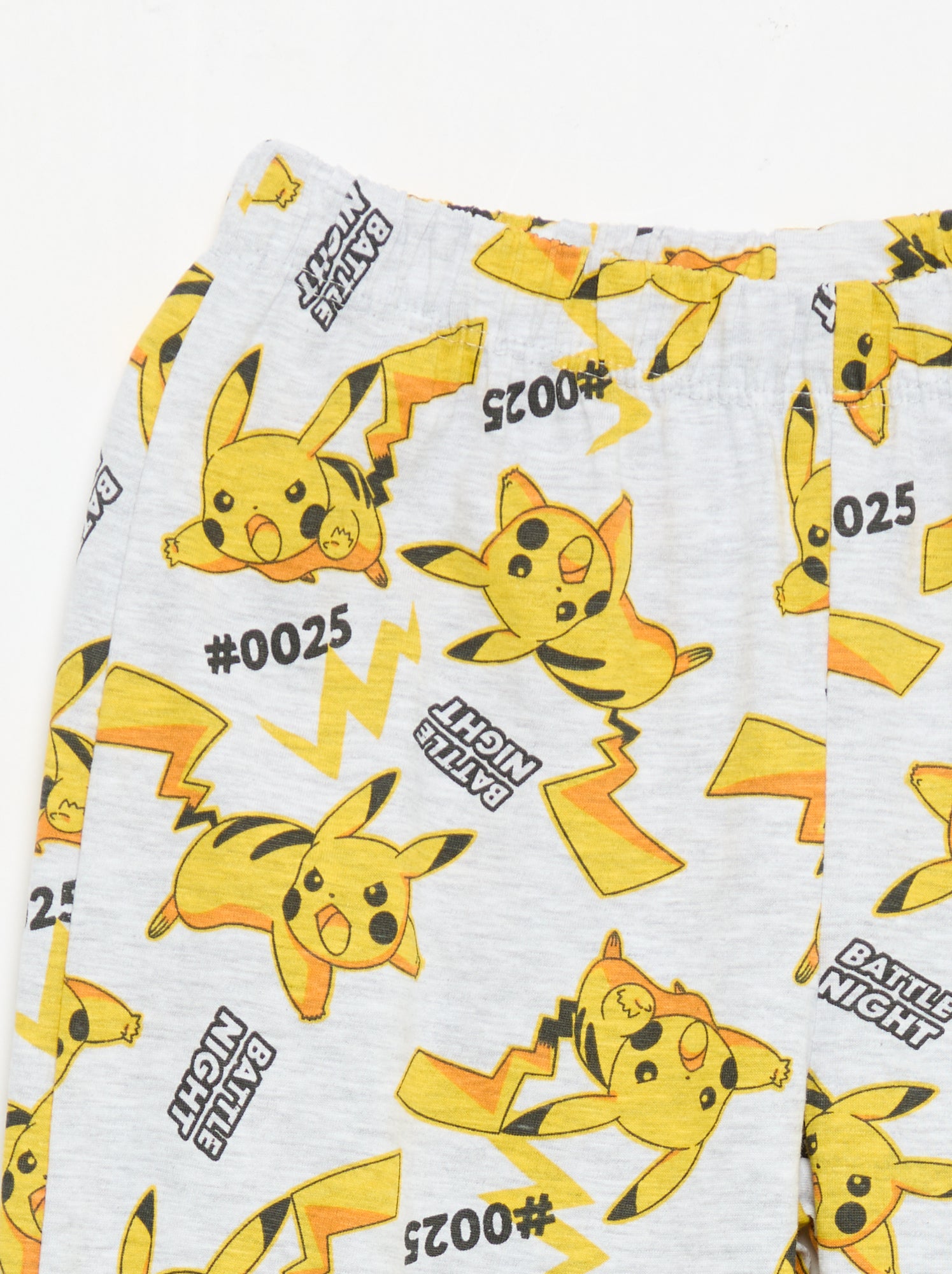 Ensemble de pyjama long 'Pikachu' 'Pokémon' - 2 pièces - Gris