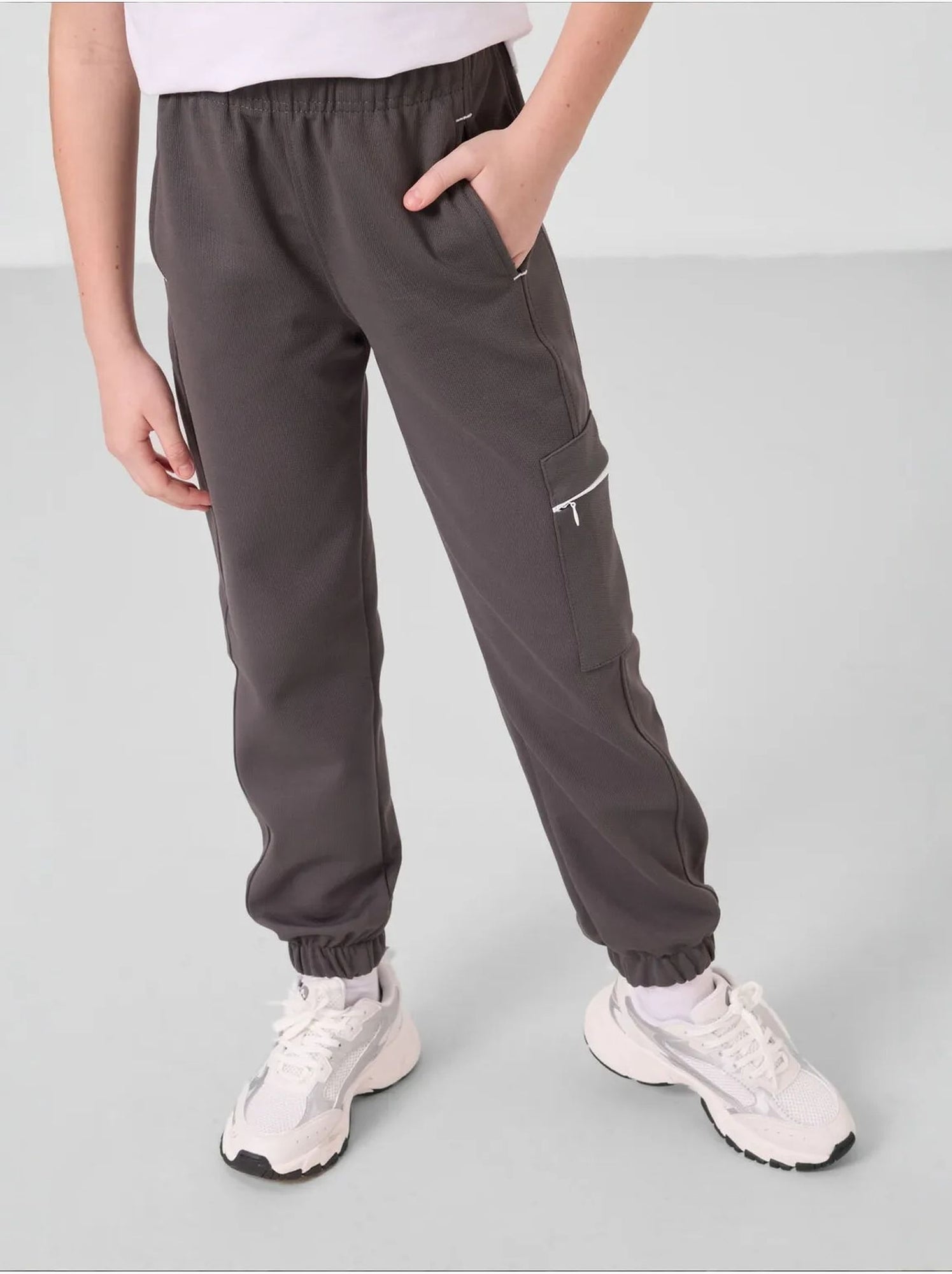 Ensemble de pyjama unisexe en mélange de coton tommy - Gris Noir
