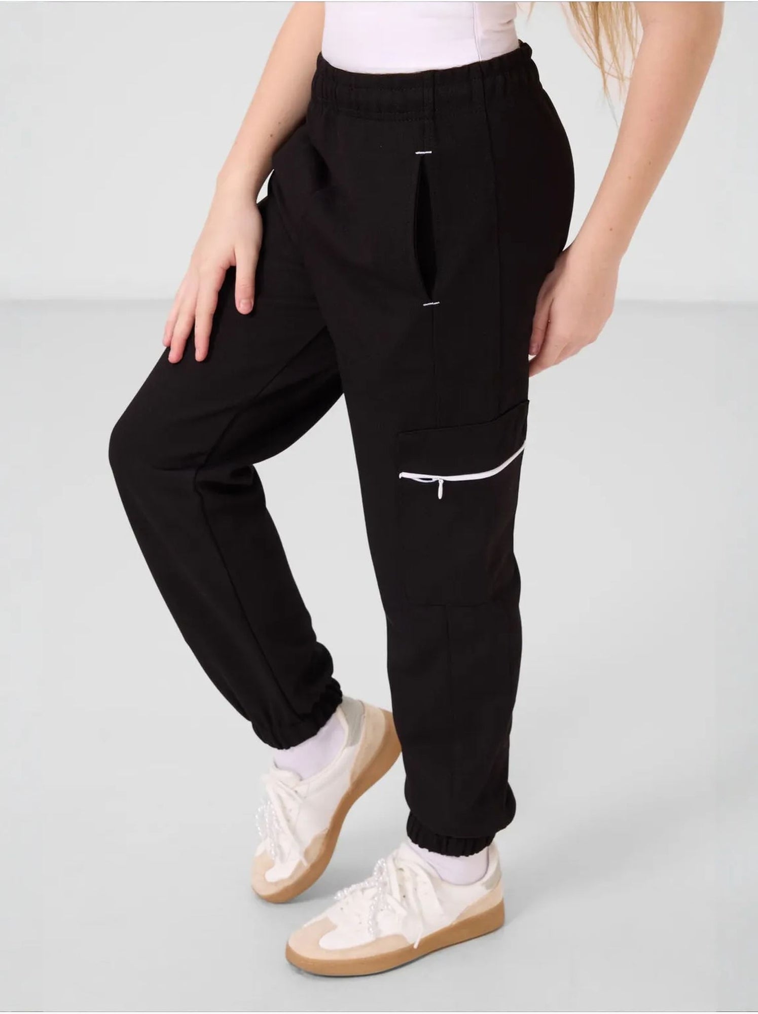 Ensemble de pyjama unisexe en mélange de coton tommy - Noir
