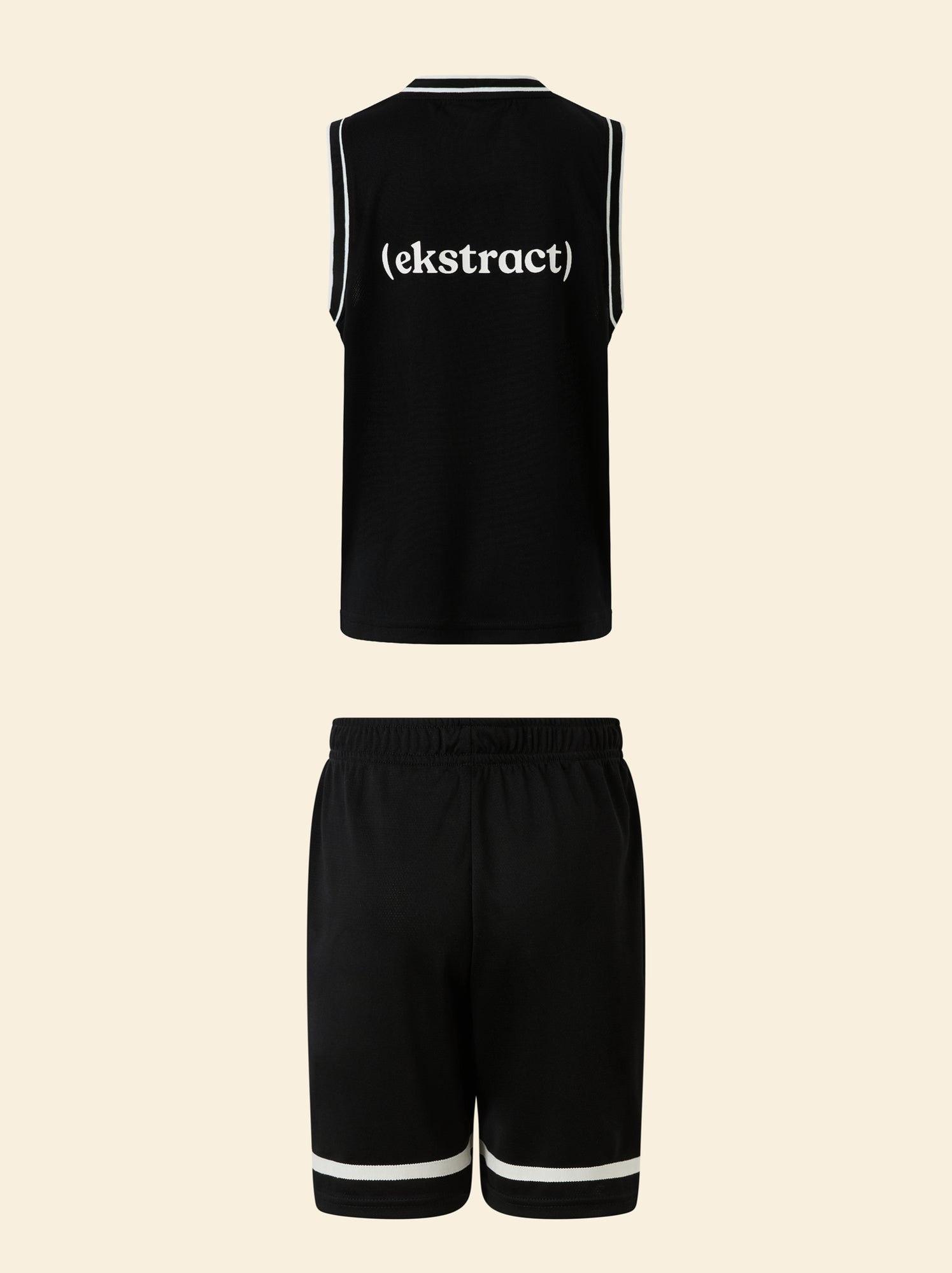 Ensemble de sport débardeur + short - (ekstract) - Noir