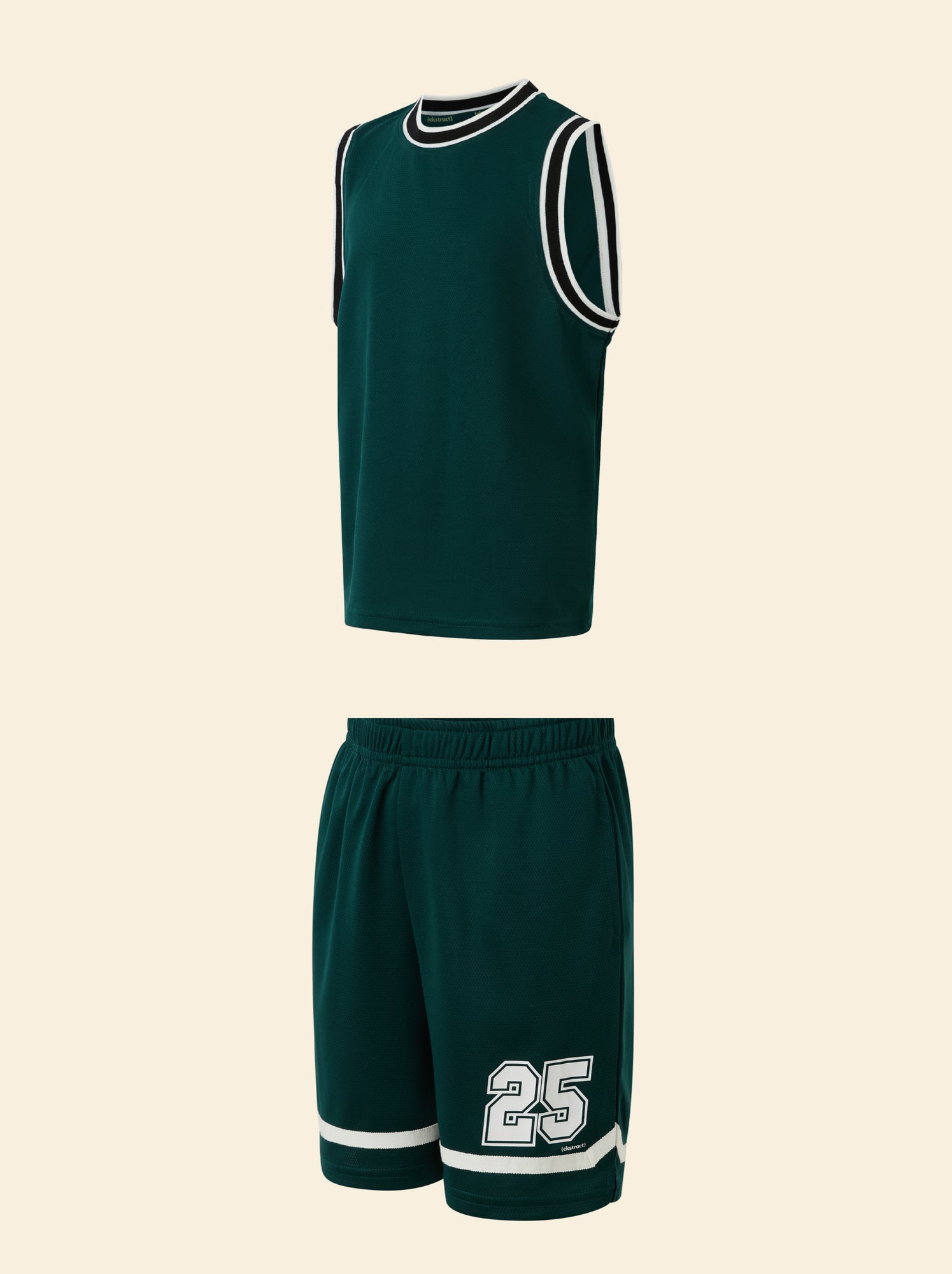 Ensemble de sport débardeur + short - (ekstract) - Vert