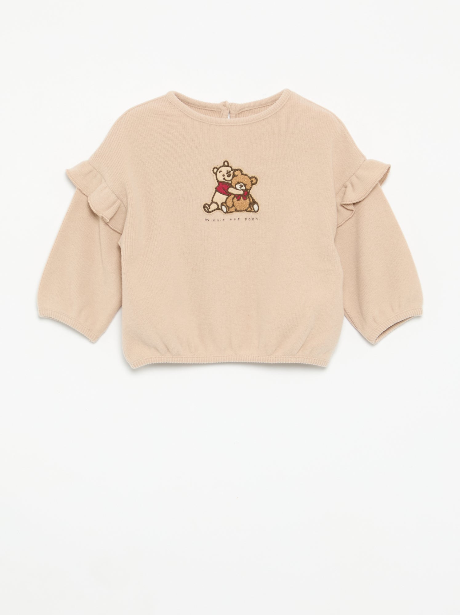 Ensemble 'Disney' 2 pièces - Sweat à volants + legging - Beige