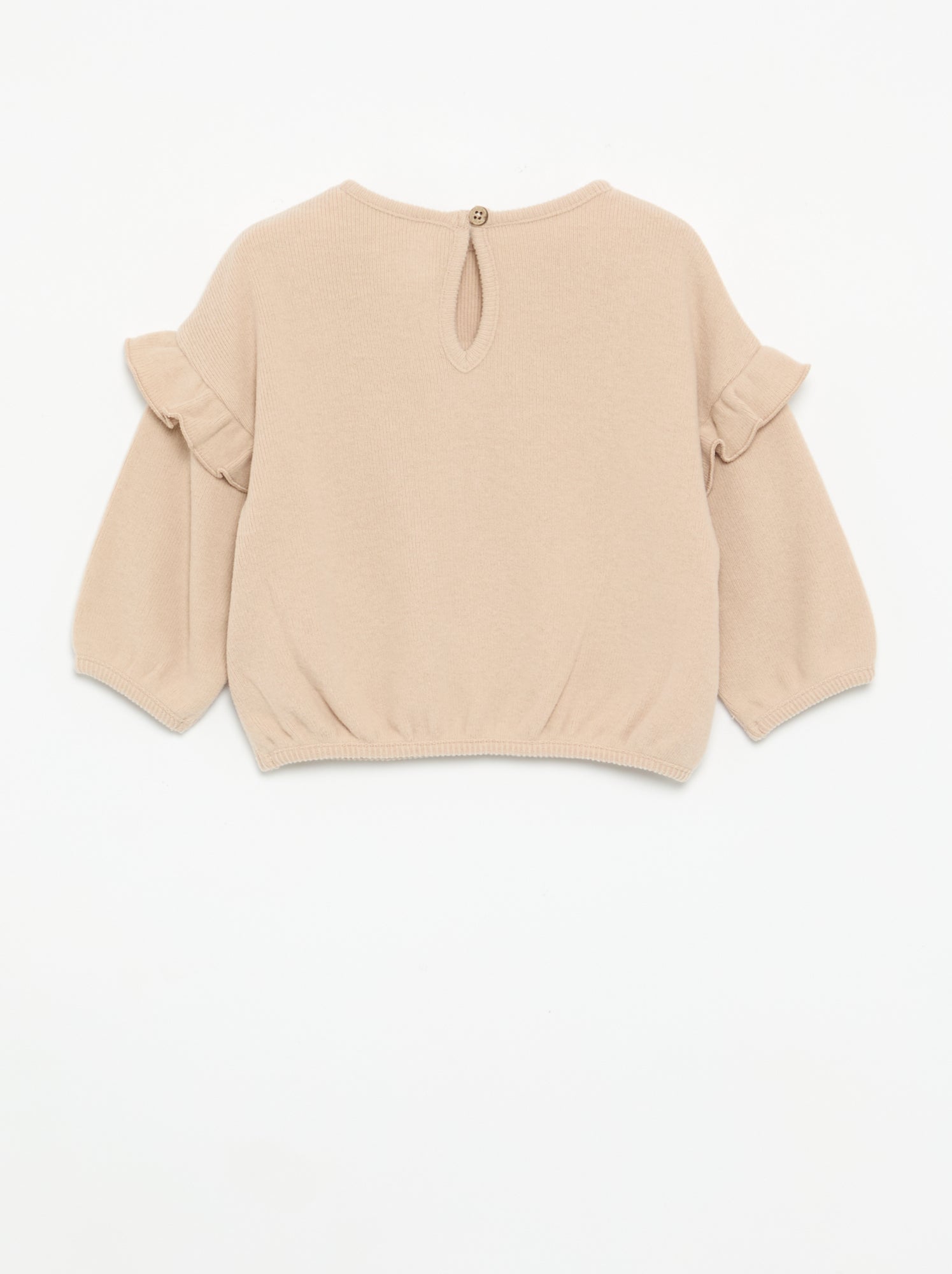 Ensemble 'Disney' 2 pièces - Sweat à volants + legging - Beige