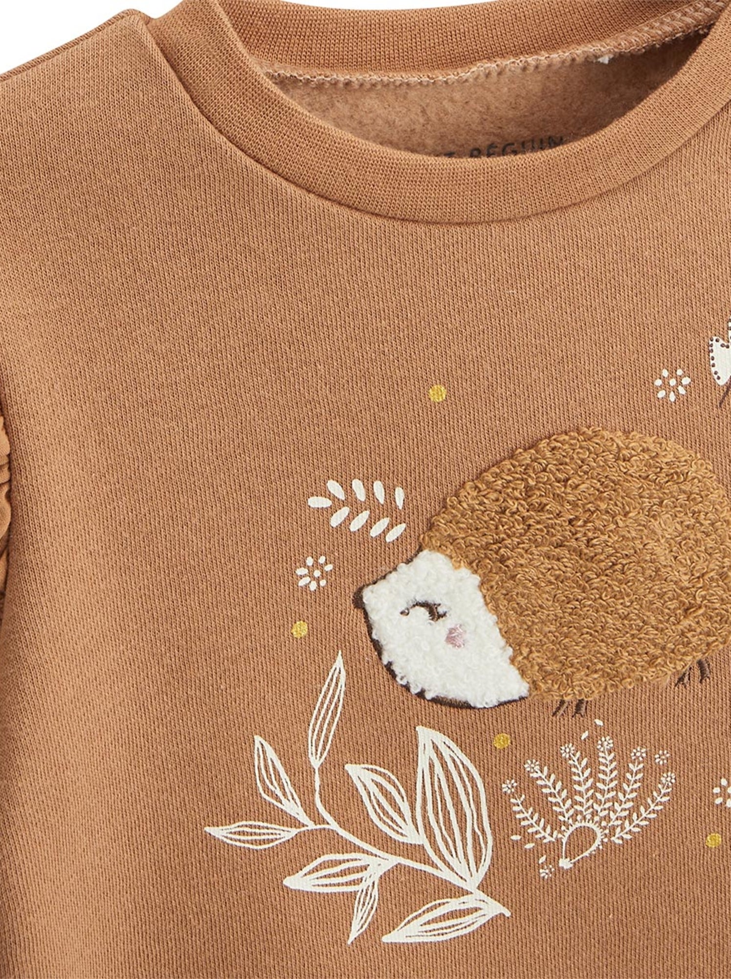 Ensemble enfant sweat et pantalon en molleton chincha - Camel