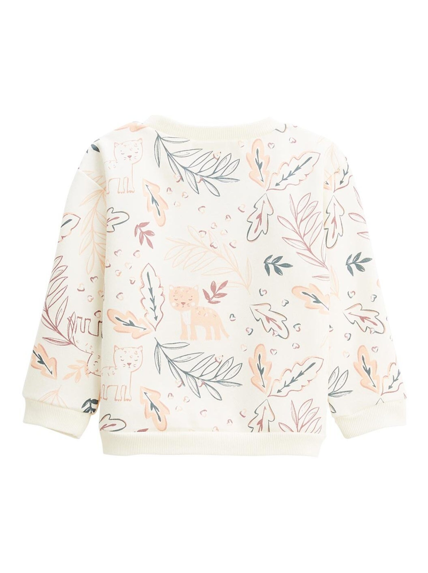 Ensemble enfant sweat et pantalon en molleton matcha - Rose