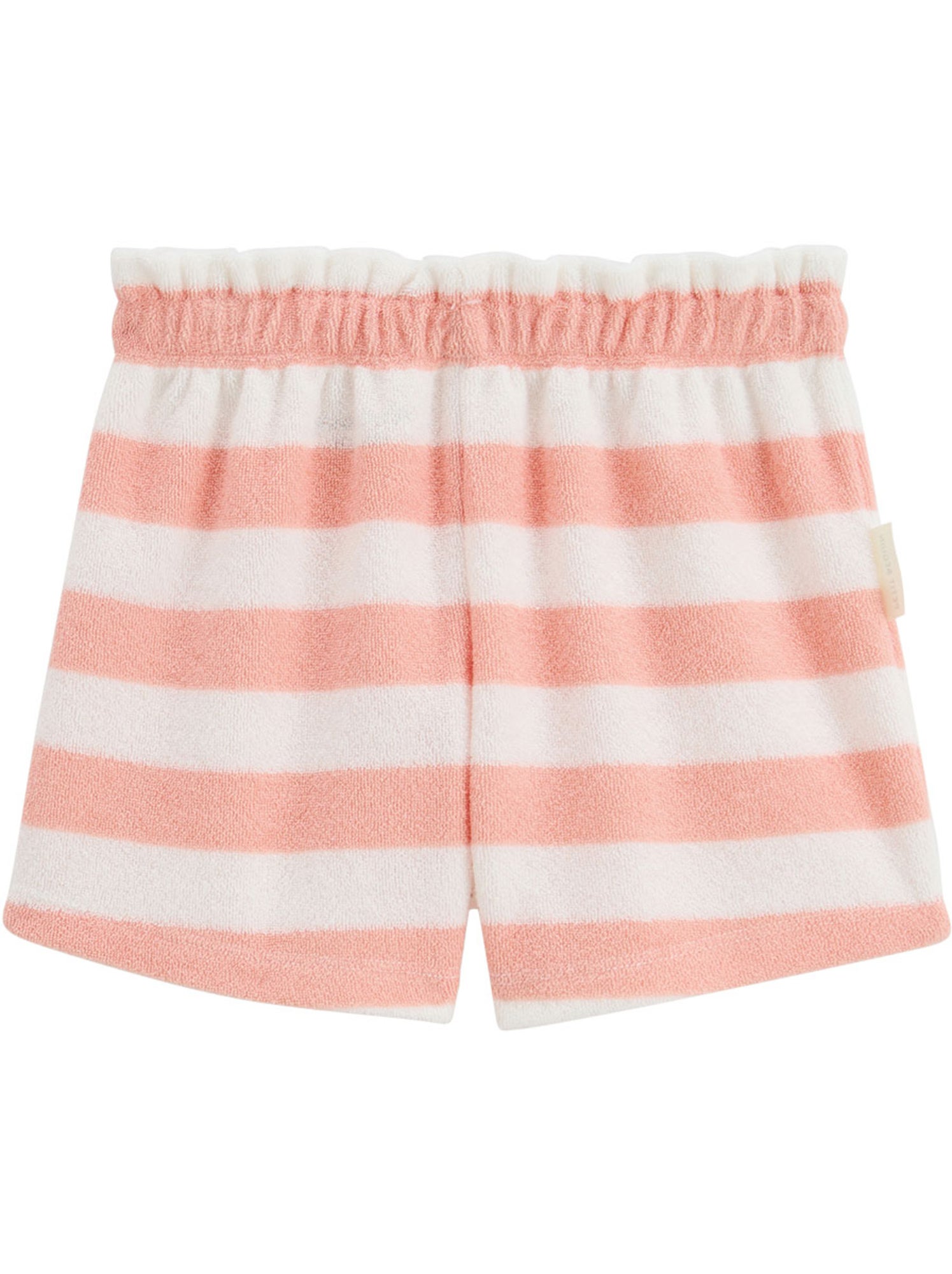 Ensemble enfant t-shirt et short en éponge honfleur - Orange corail