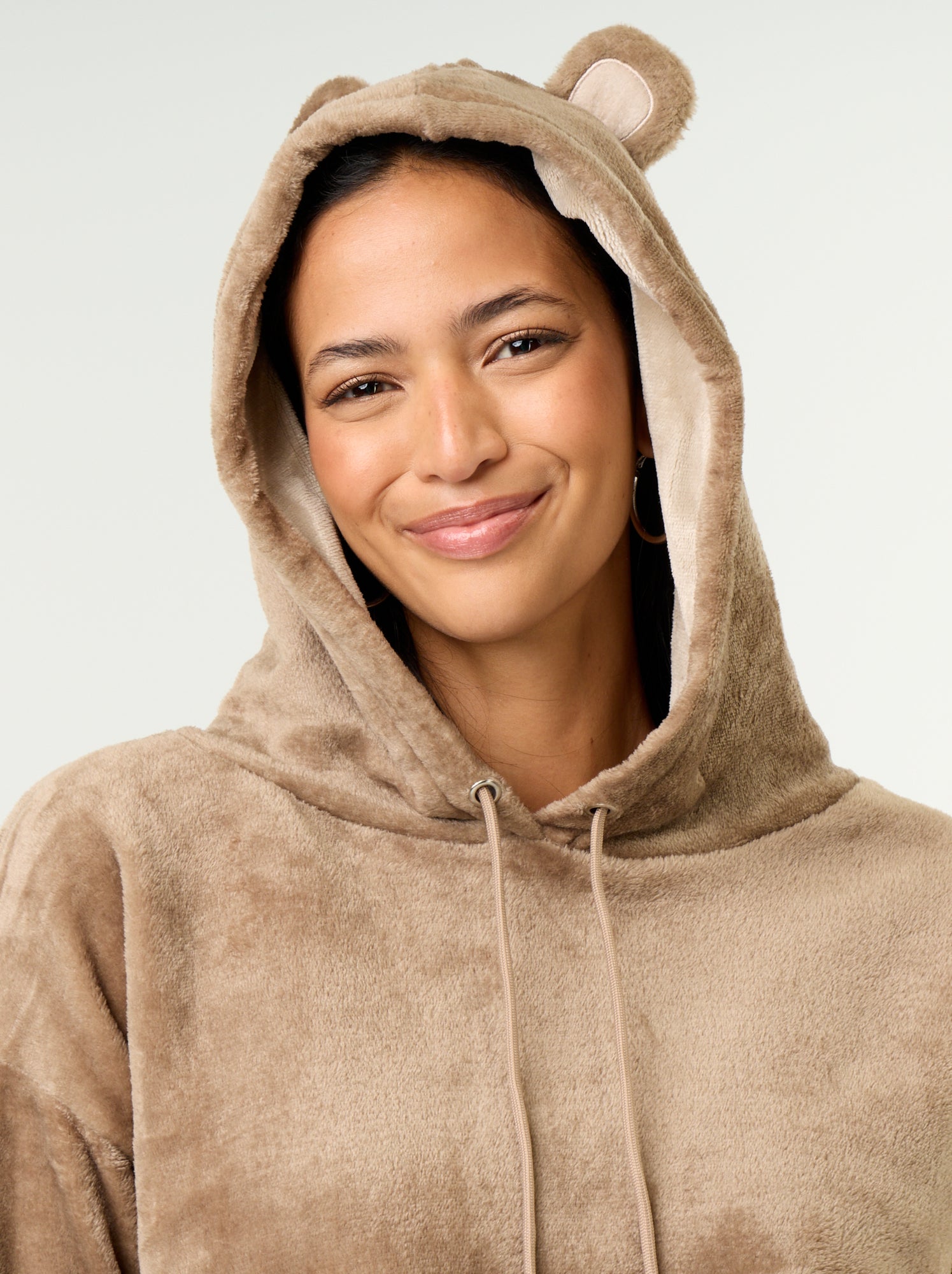 Ensemble homewear 2 pièces - Sweat + pantalon - Beige