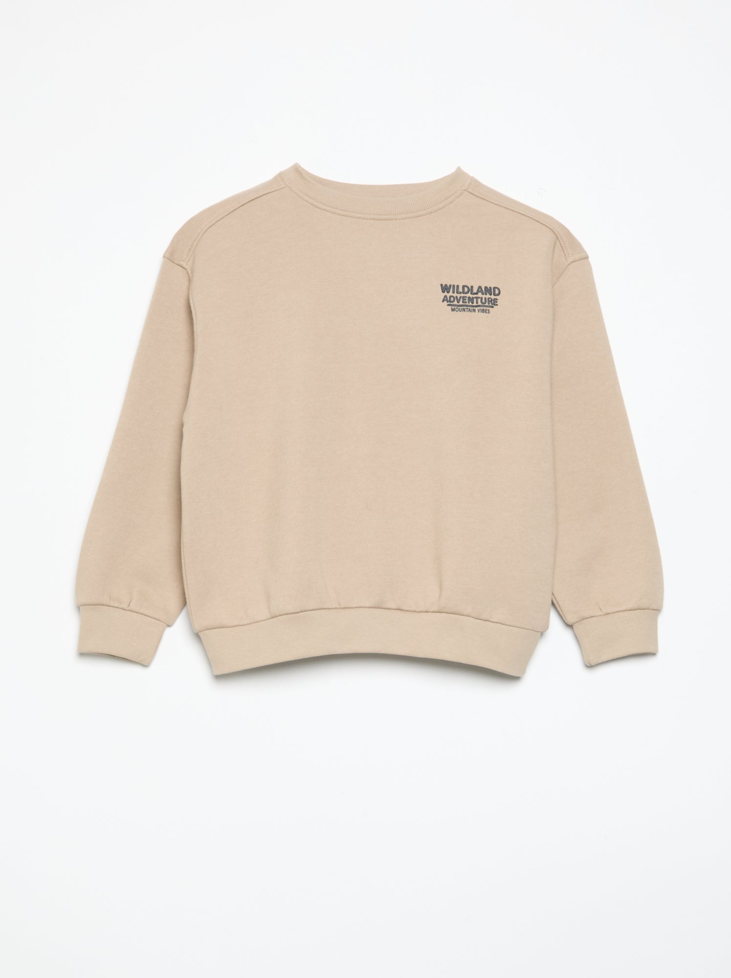 Ensemble jogging en molleton sweat + pantalon - 2 pièces - Beige