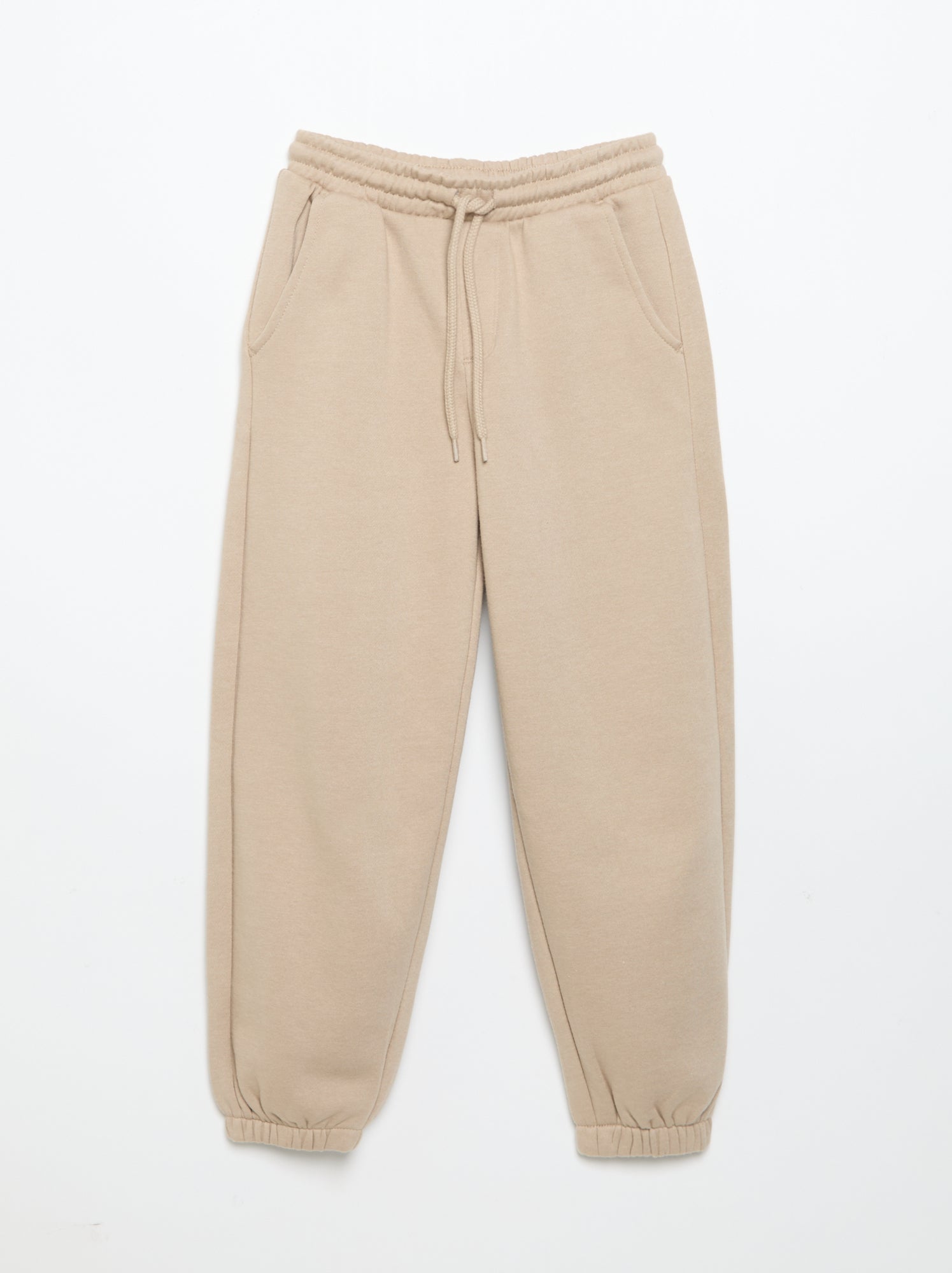 Ensemble jogging en molleton sweat + pantalon - 2 pièces - Beige