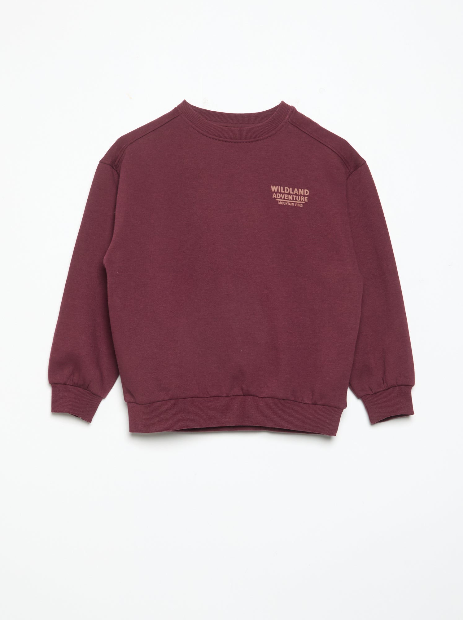 Ensemble jogging en molleton sweat + pantalon - 2 pièces - Rouge