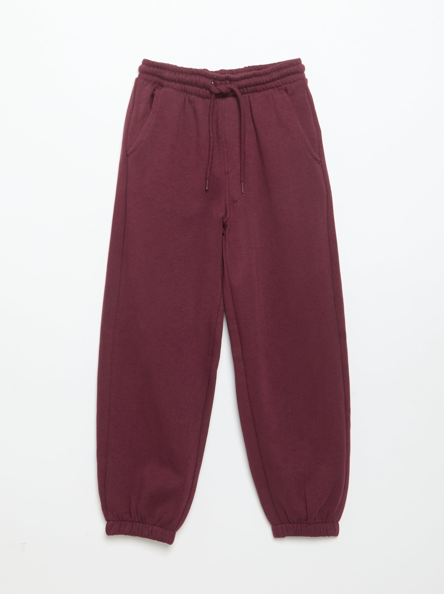 Ensemble jogging en molleton sweat + pantalon - 2 pièces - Rouge