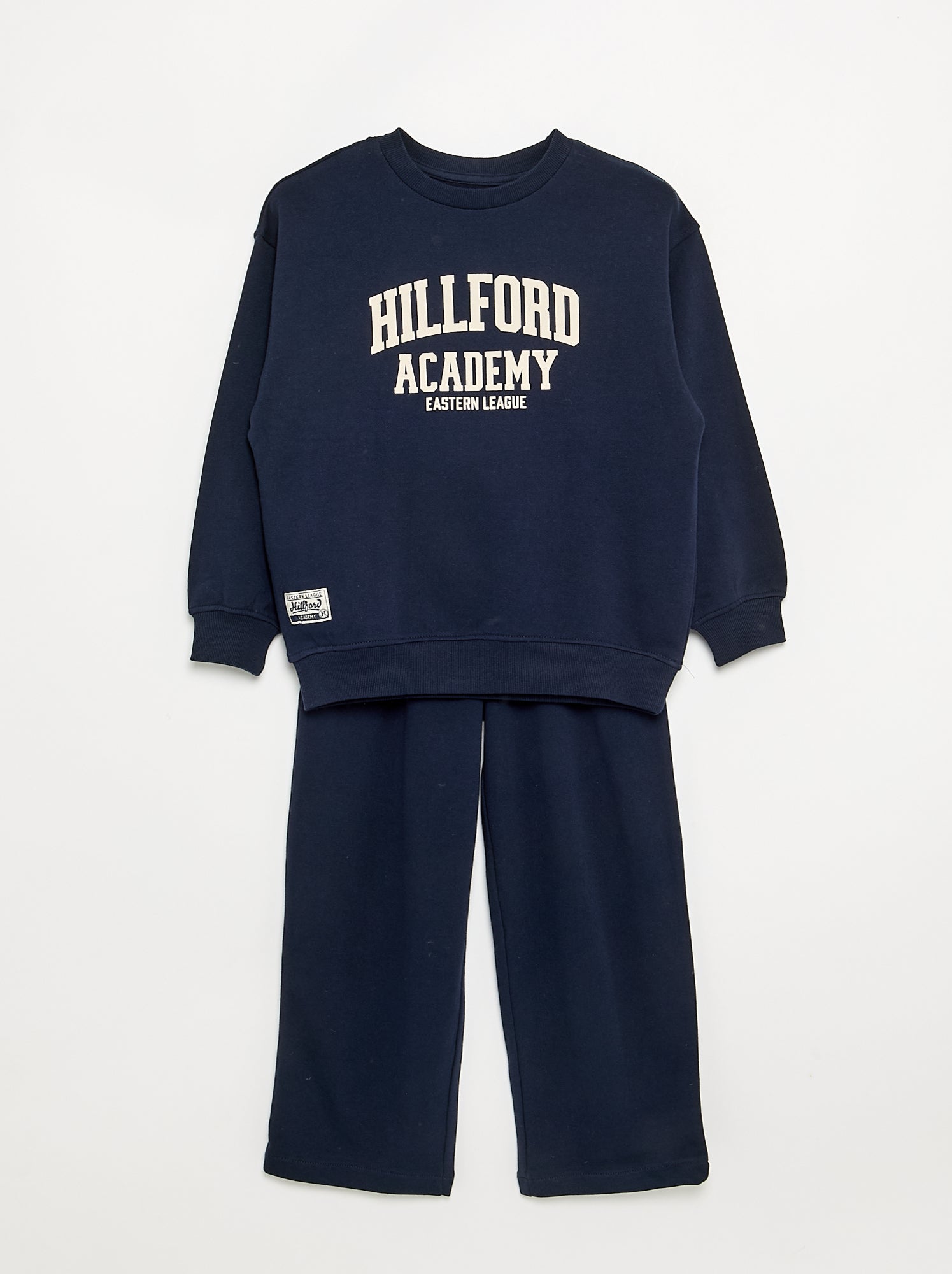 Ensemble jogging sweat + pantalon - 2 pièces - Bleu