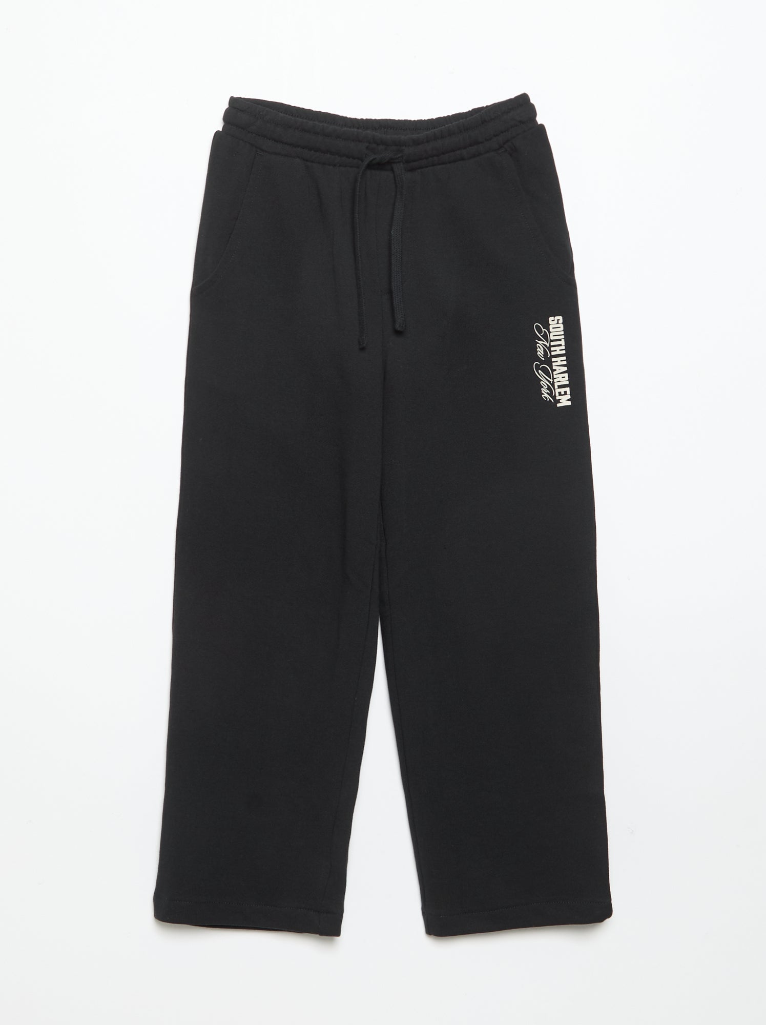 Ensemble jogging sweat + pantalon - 2 pièces - Noir