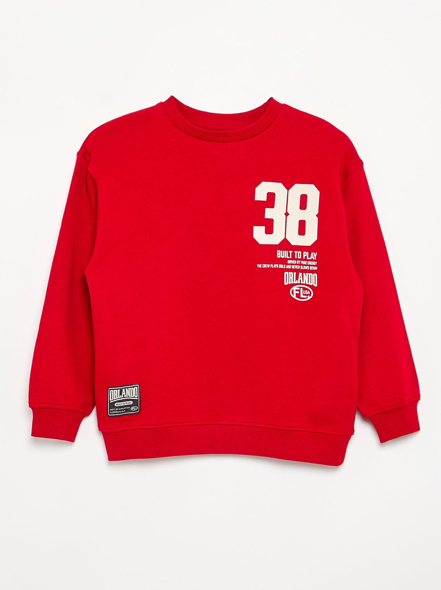 Ensemble jogging sweat + pantalon - 2 pièces - Rouge