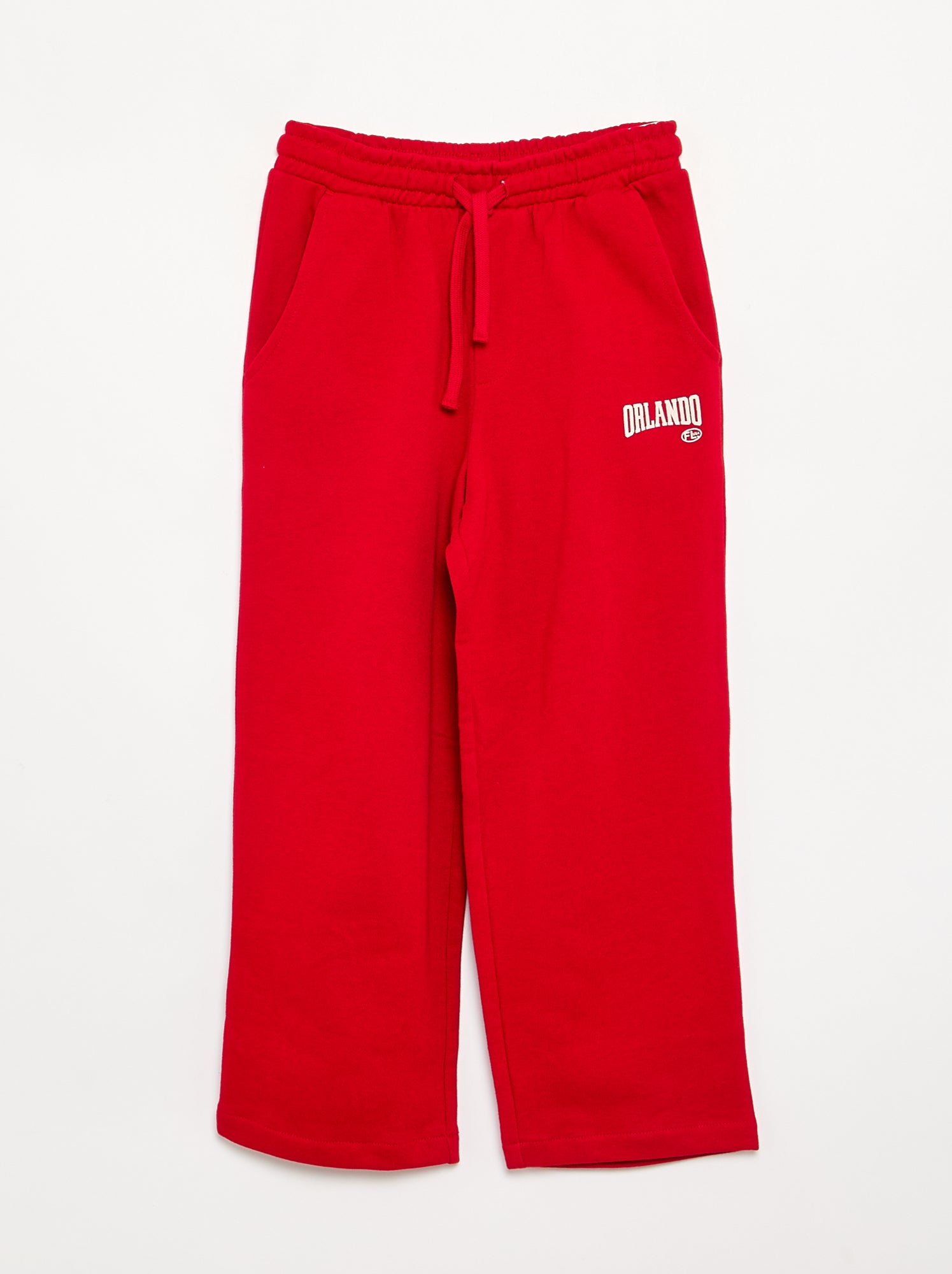 Ensemble jogging sweat + pantalon - 2 pièces - Rouge