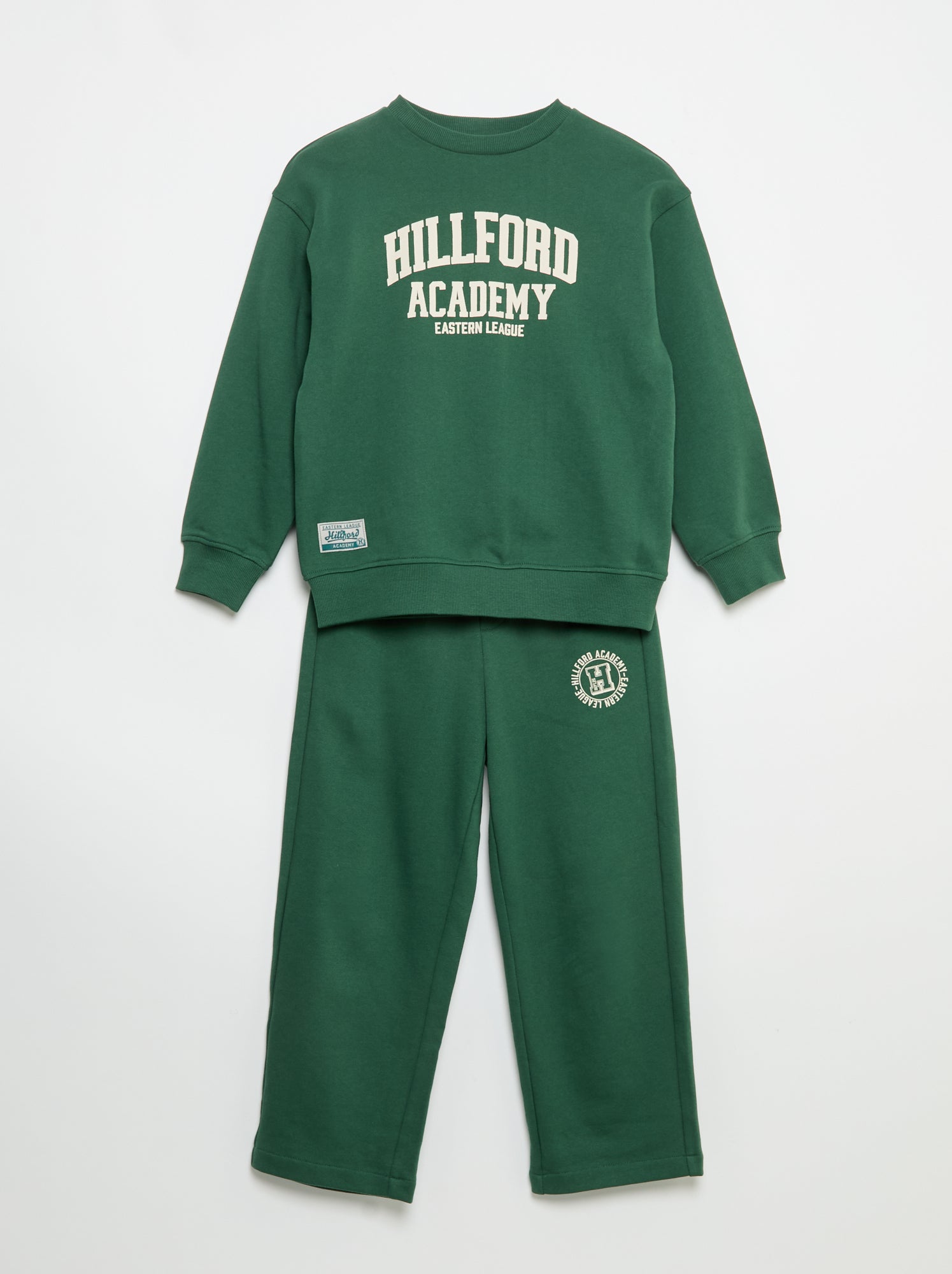 Ensemble jogging sweat + pantalon - 2 pièces - Vert