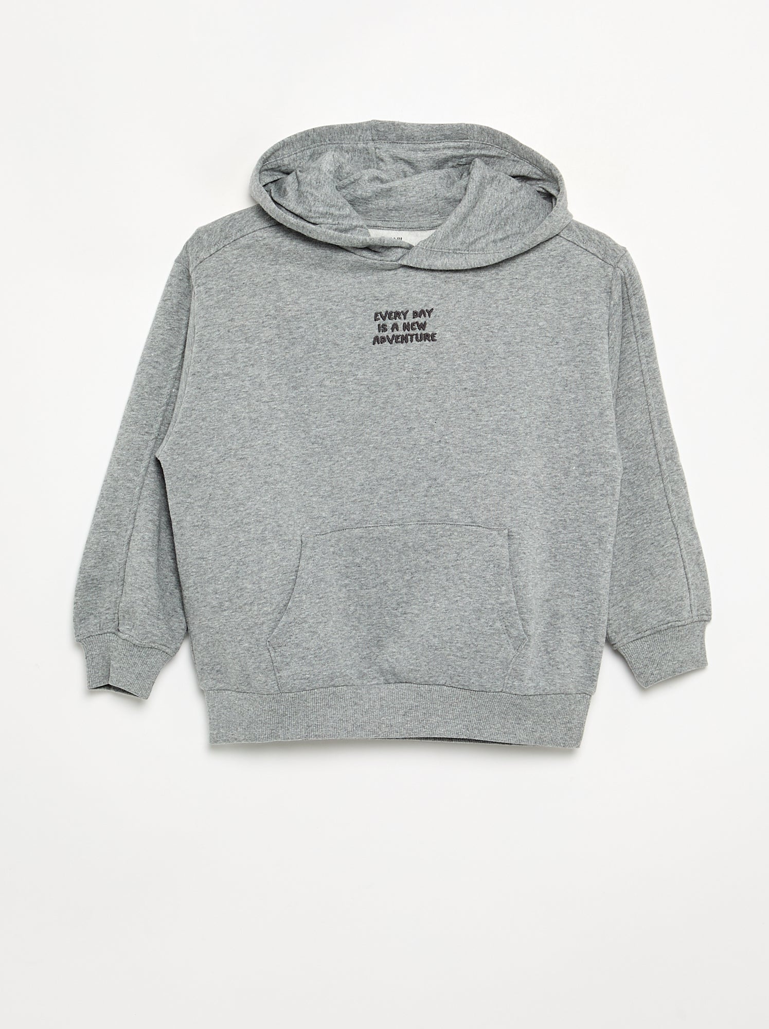 Ensemble jogging sweat + t-shirt - 2 pièces - Gris