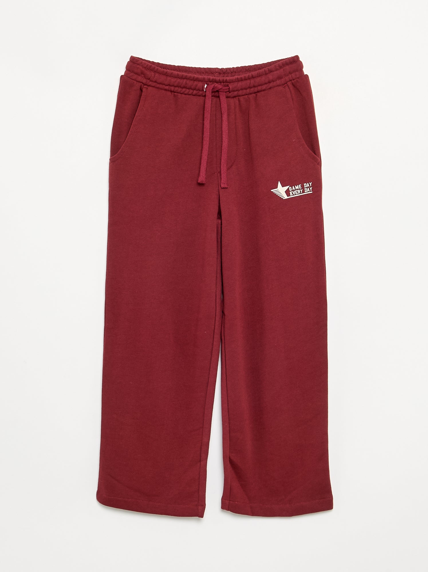 Ensemble jogging sweat zippé à capuche + jogging - 2 pièces - Rouge