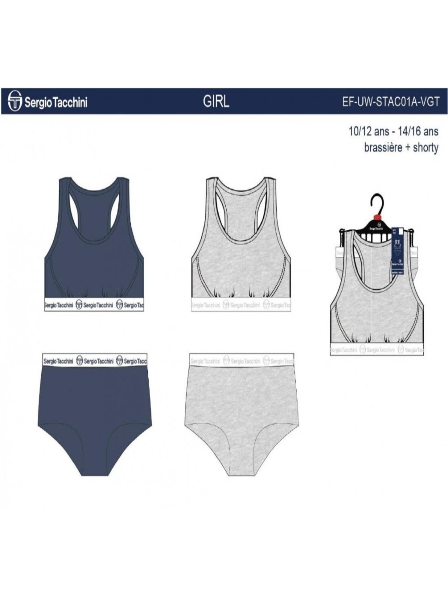 Ensemble Lingerie SERGIO TACCHINI X2 - Pack de 2 - Multicolore