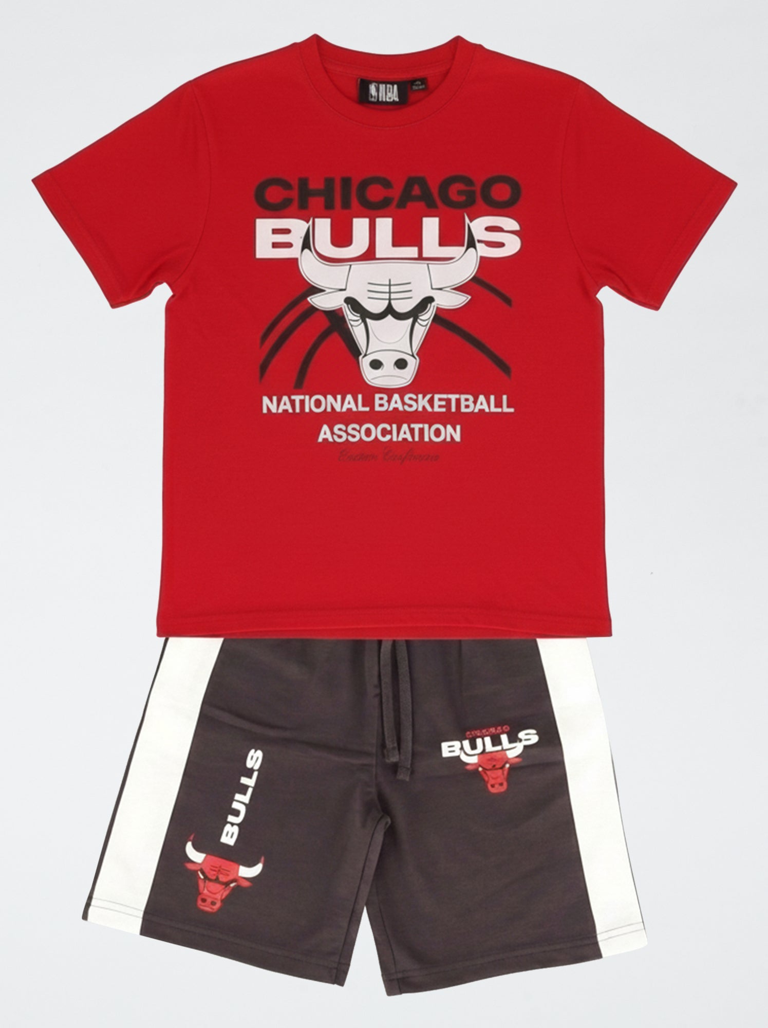 Ensemble 'NBA' 2 pièces  short + T-shirt - Rouge