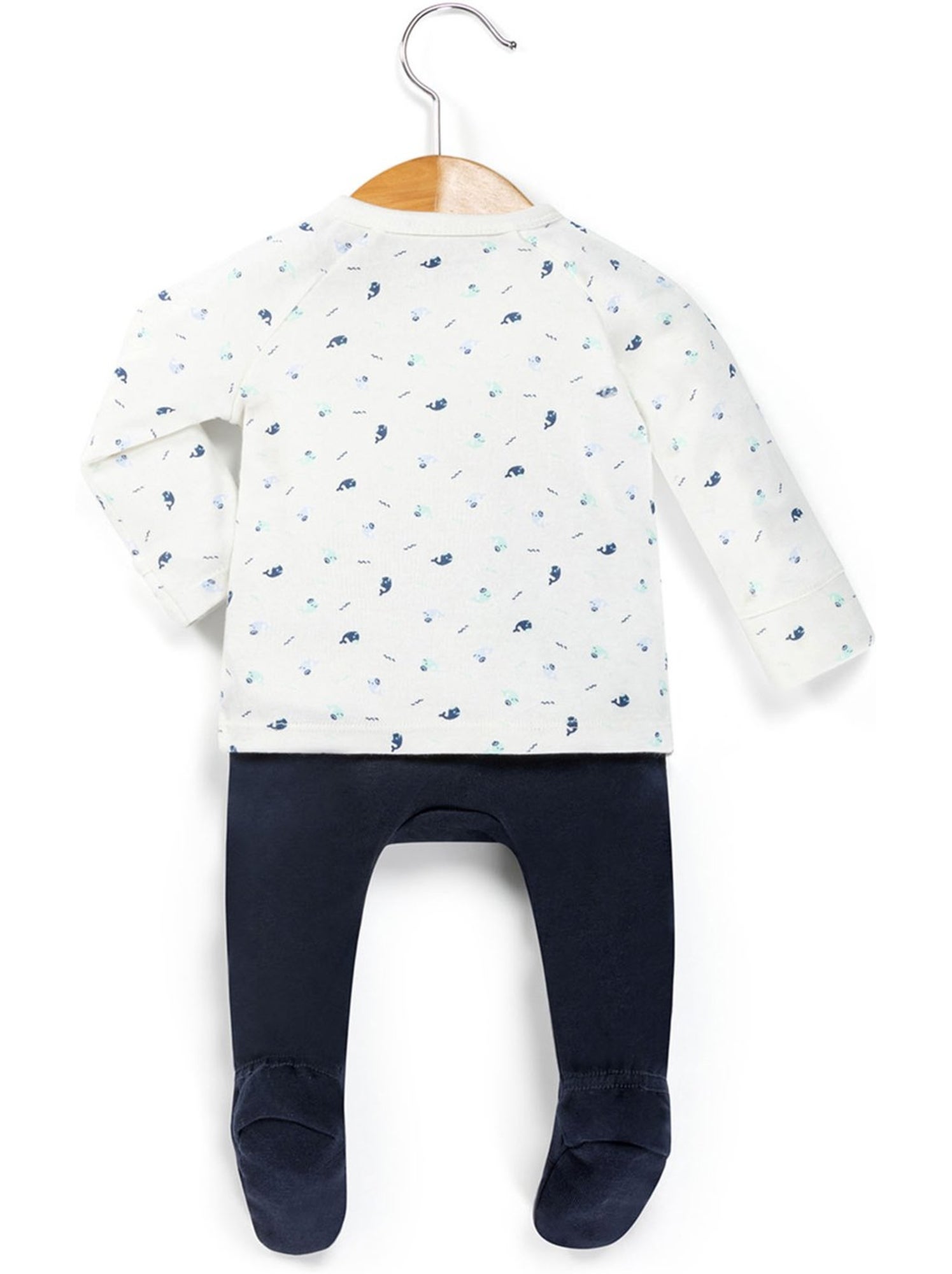 Ensemble pantalon + haut - terre de marins - Bleu