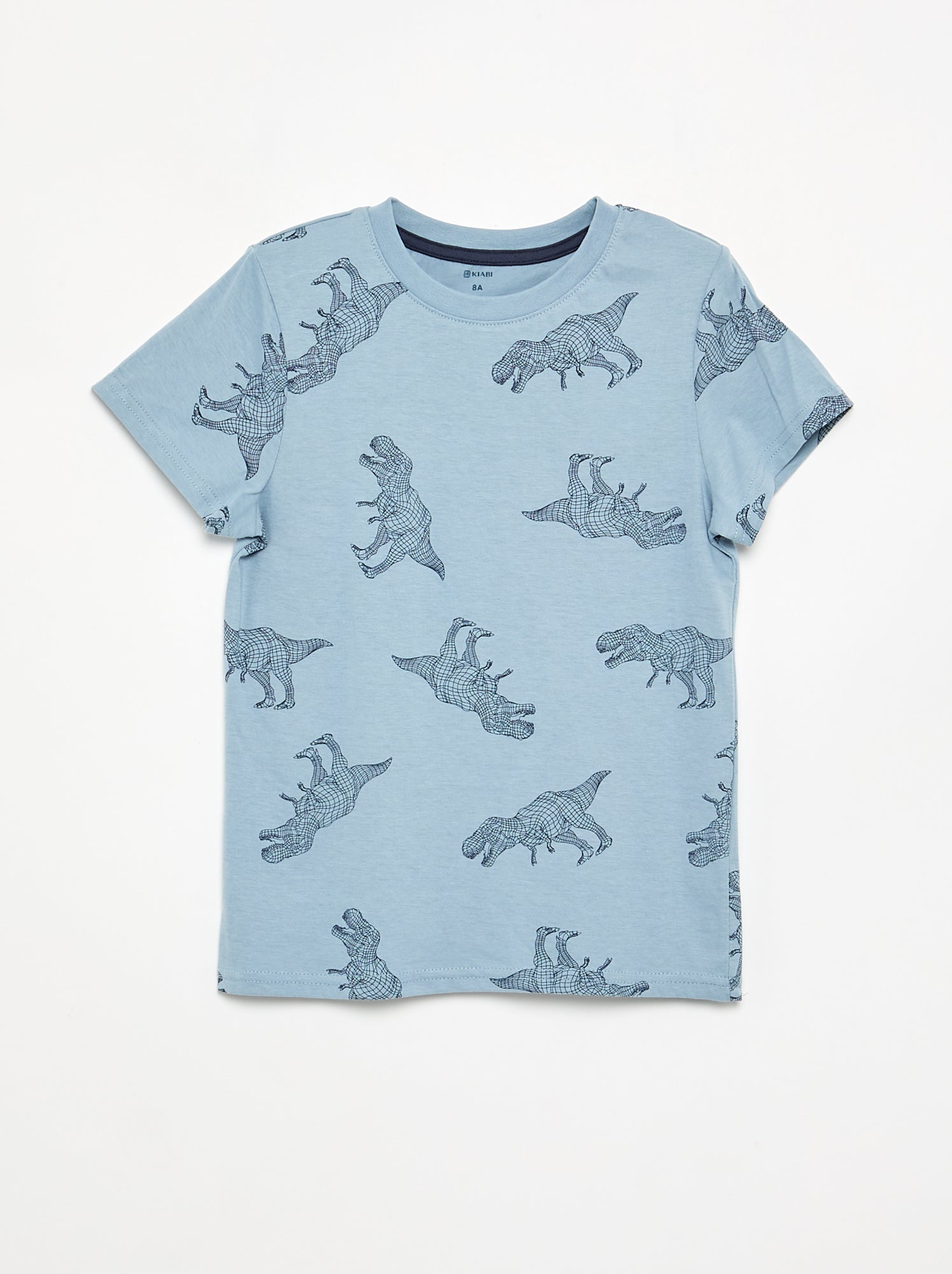 Ensemble pyjama court short + t-shirt - 2 pièces - Bleu