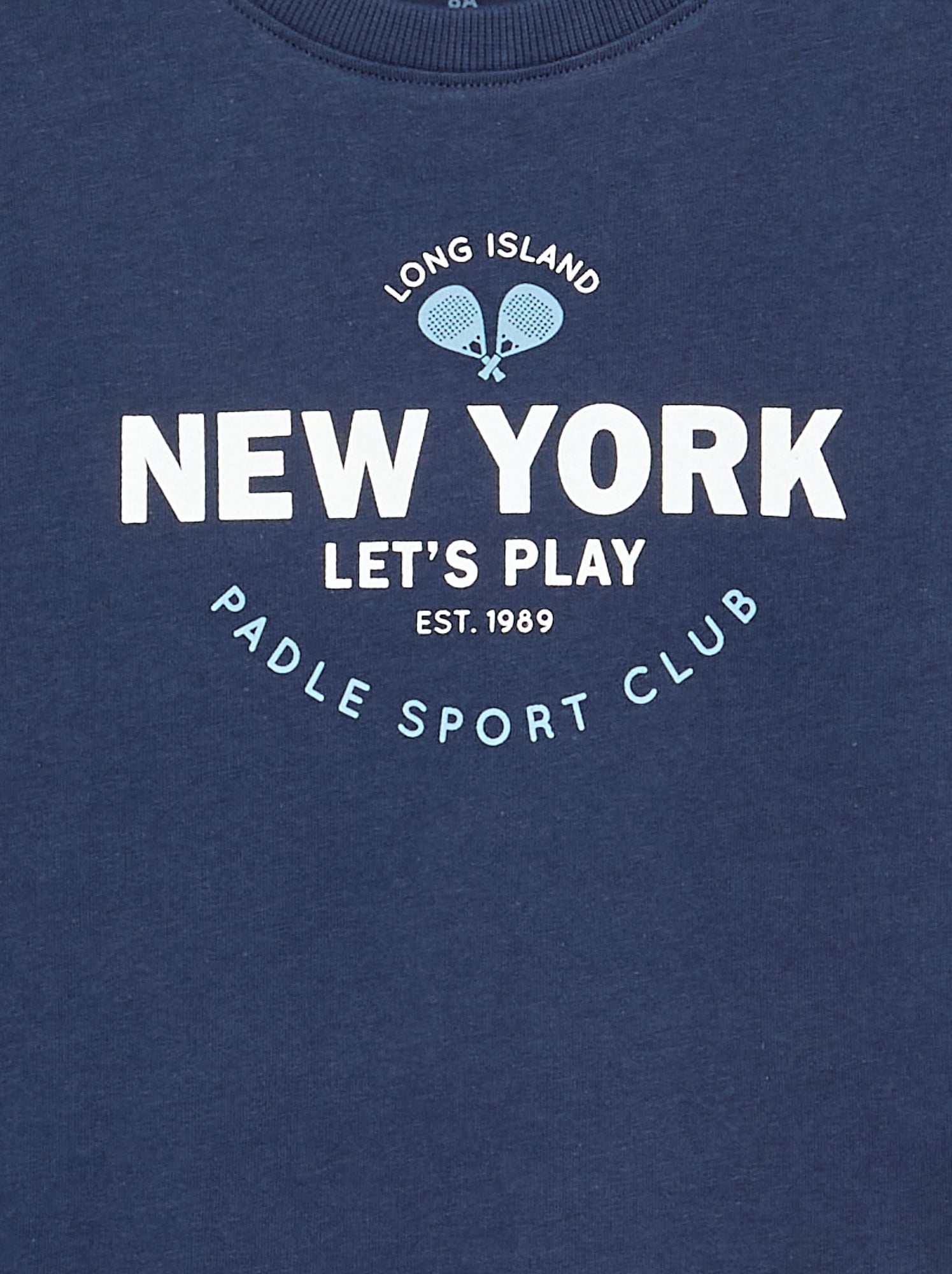 Ensemble pyjama court t-shirt + short - 2 pièces - Bleu