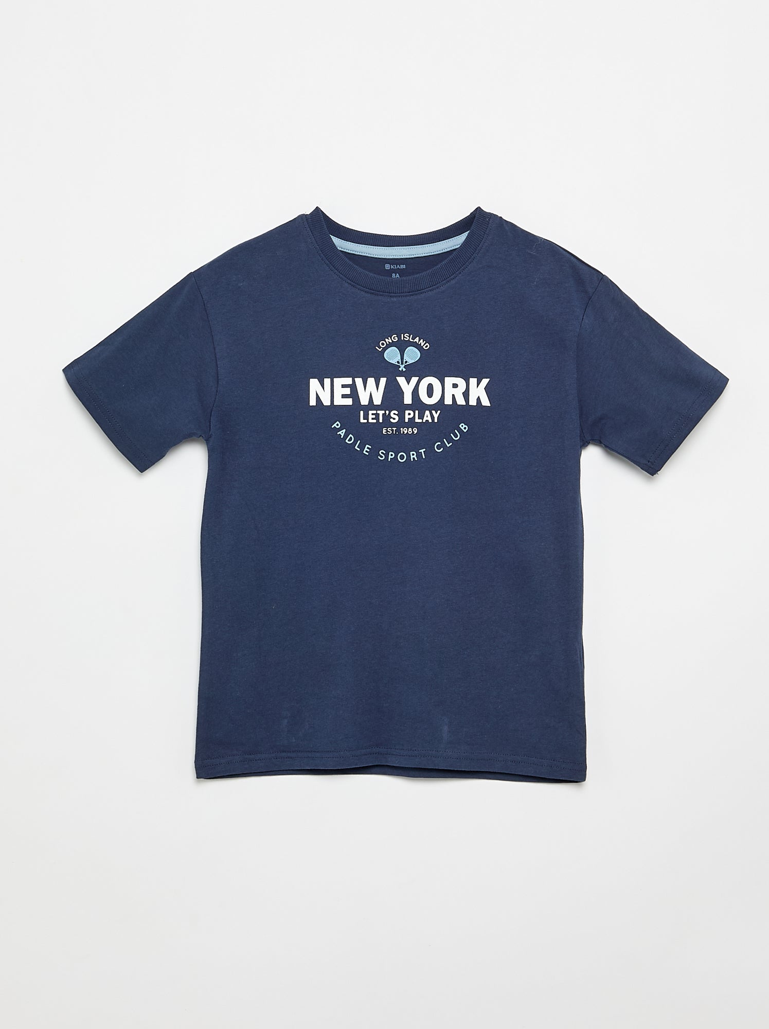 Ensemble pyjama court t-shirt + short - 2 pièces - Bleu