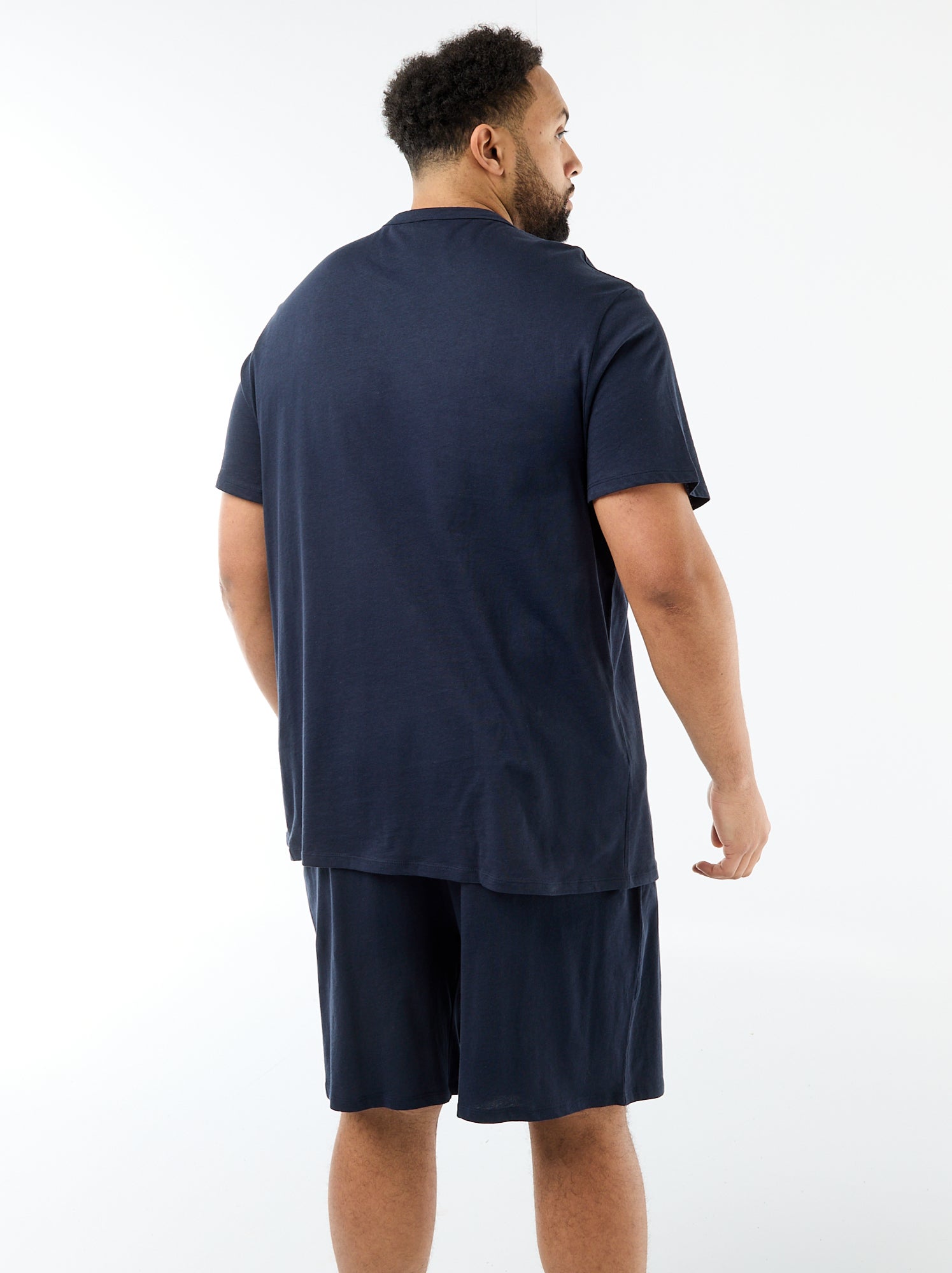 Ensemble pyjama court t-shirt + short - 2 pièces - Bleu