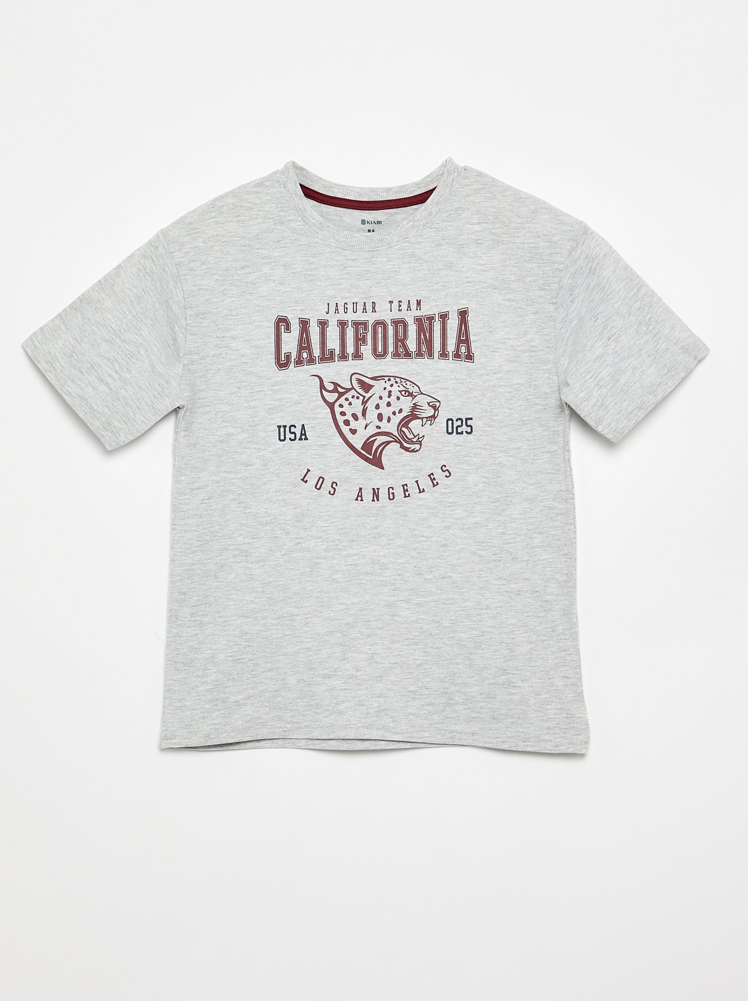 Ensemble pyjama court t-shirt + short - 2 pièces - Gris