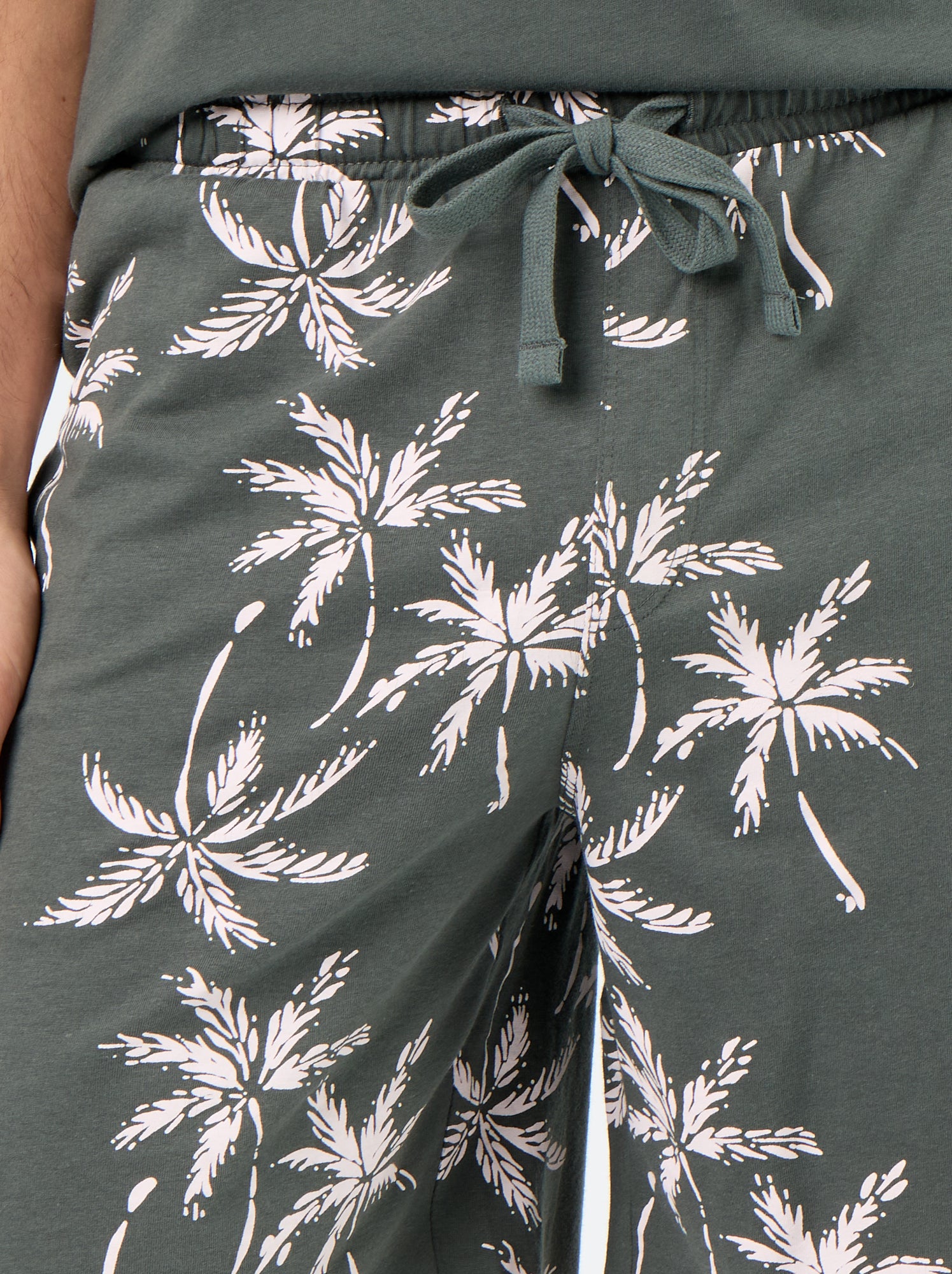 Ensemble pyjama court t-shirt + short - 2 pièces - Vert (EWX95_6)