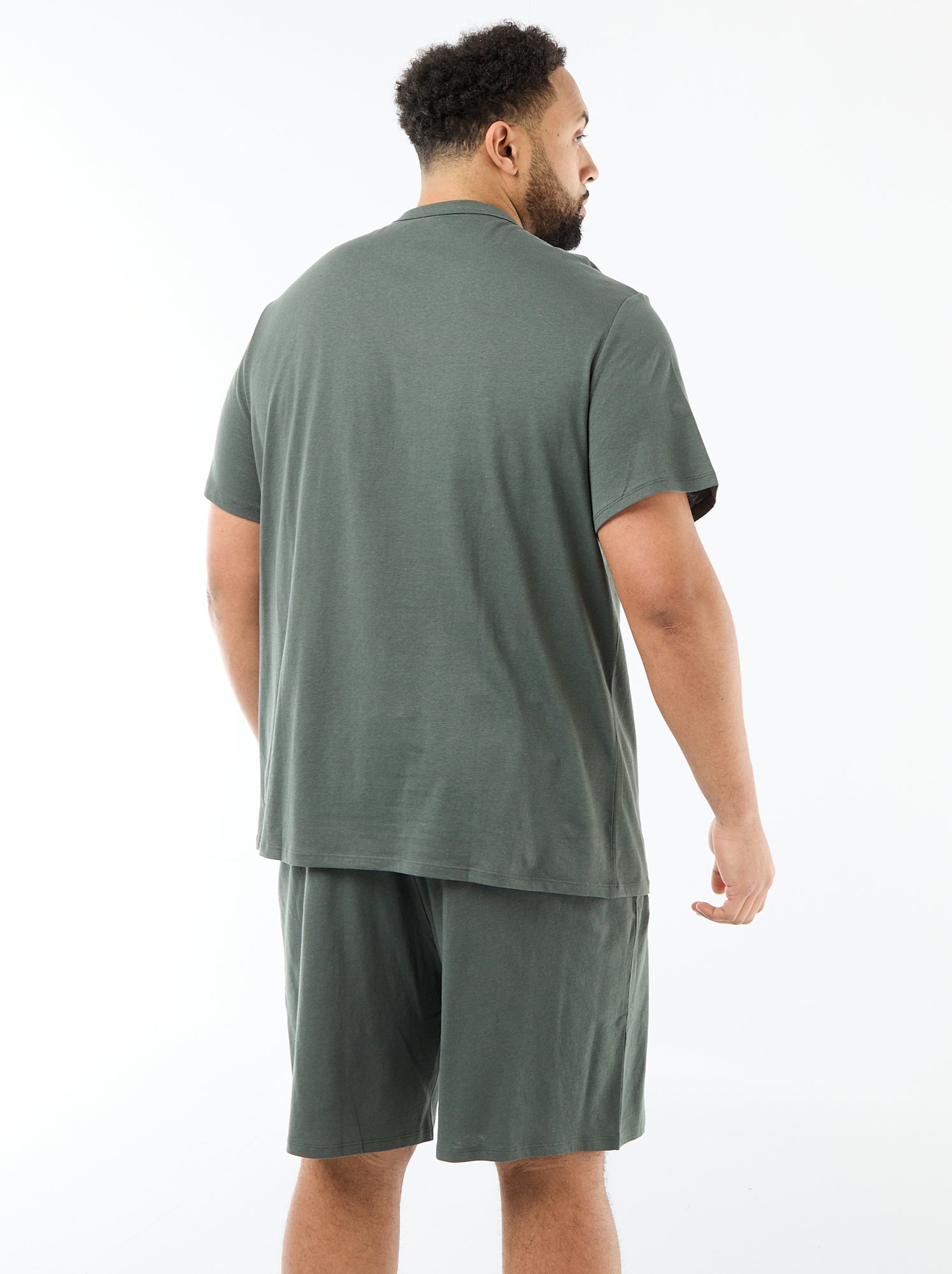 Ensemble pyjama court t-shirt + short - 2 pièces - Vert
