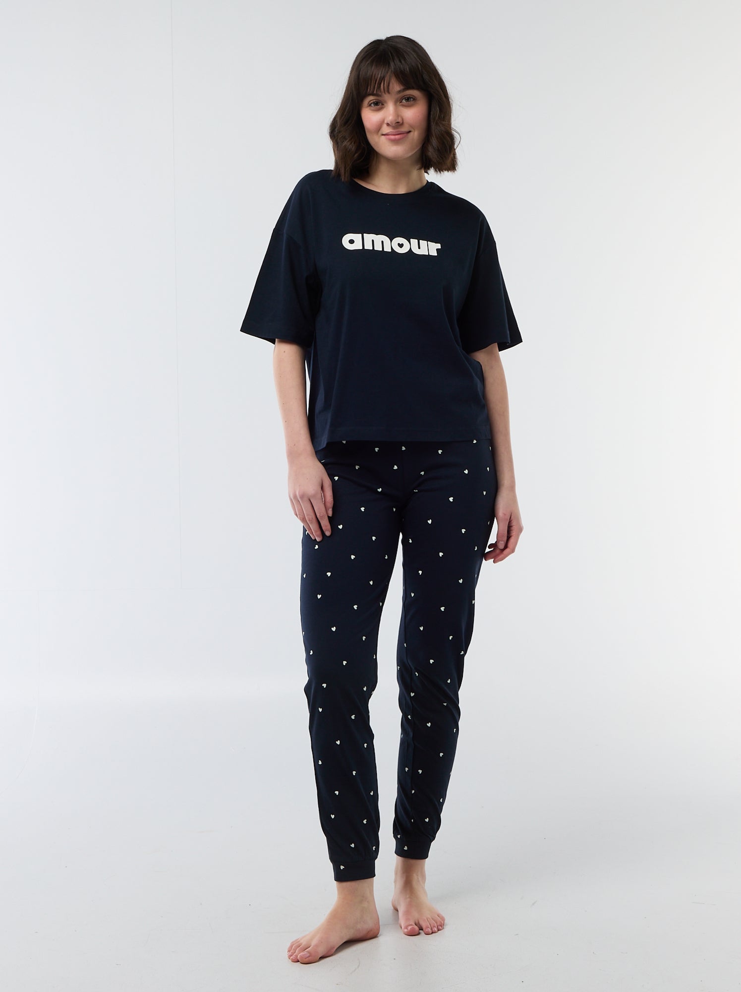 Ensemble pyjama long - 2 pièces - Bleu