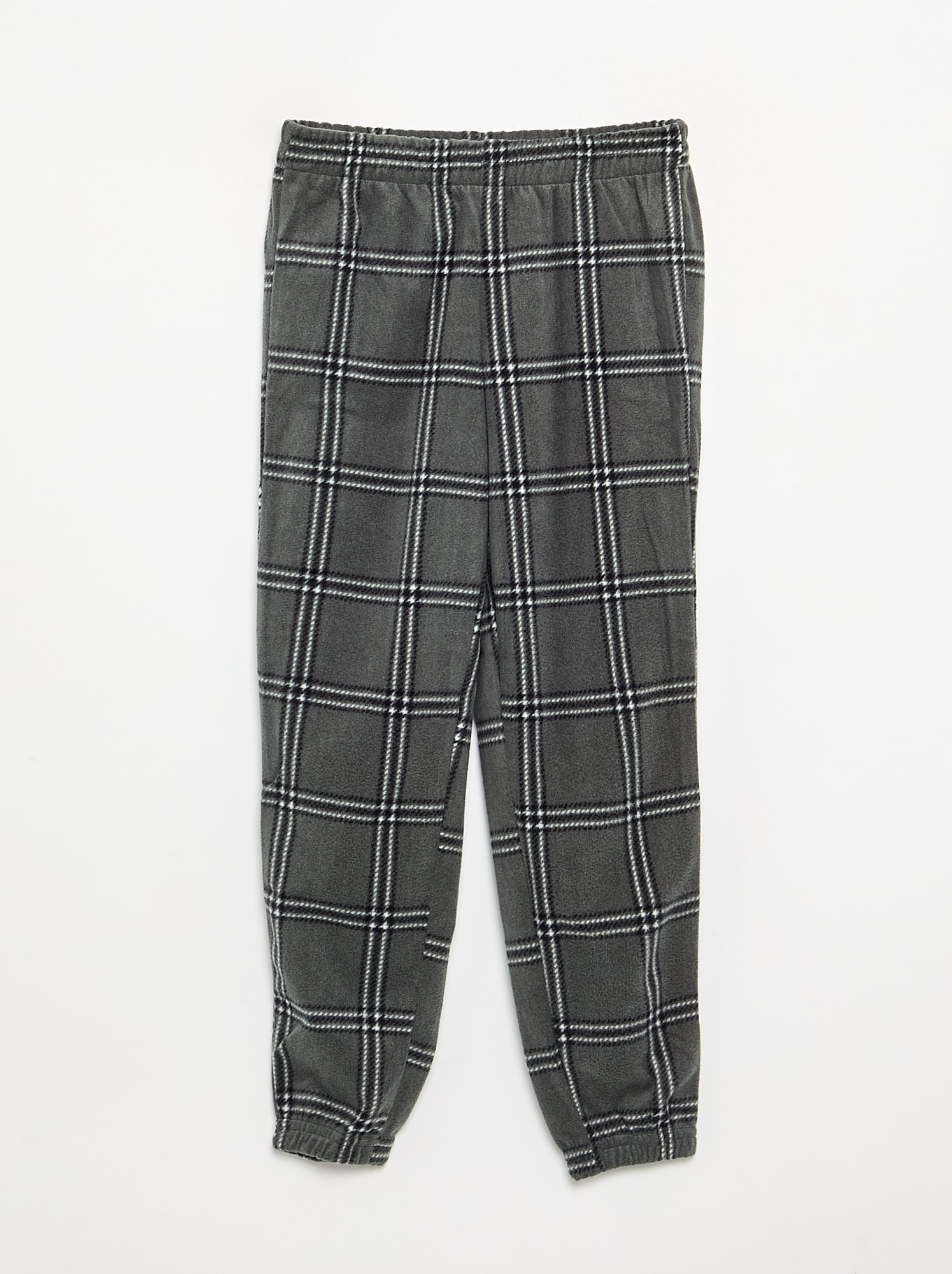 Ensemble pyjama long en polaire - 2 pièces - Vert