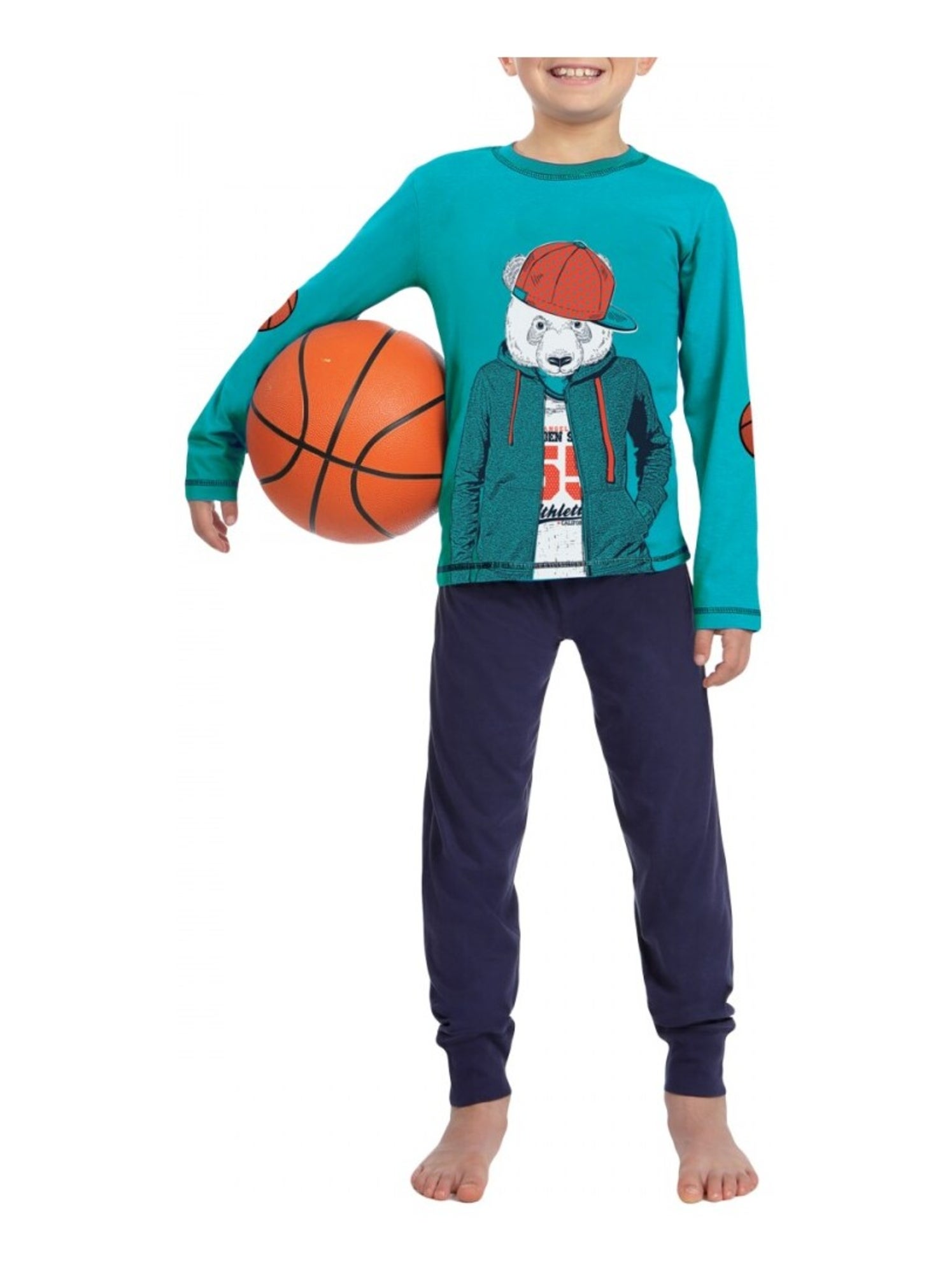 Ensemble pyjama long garçon - Bleu