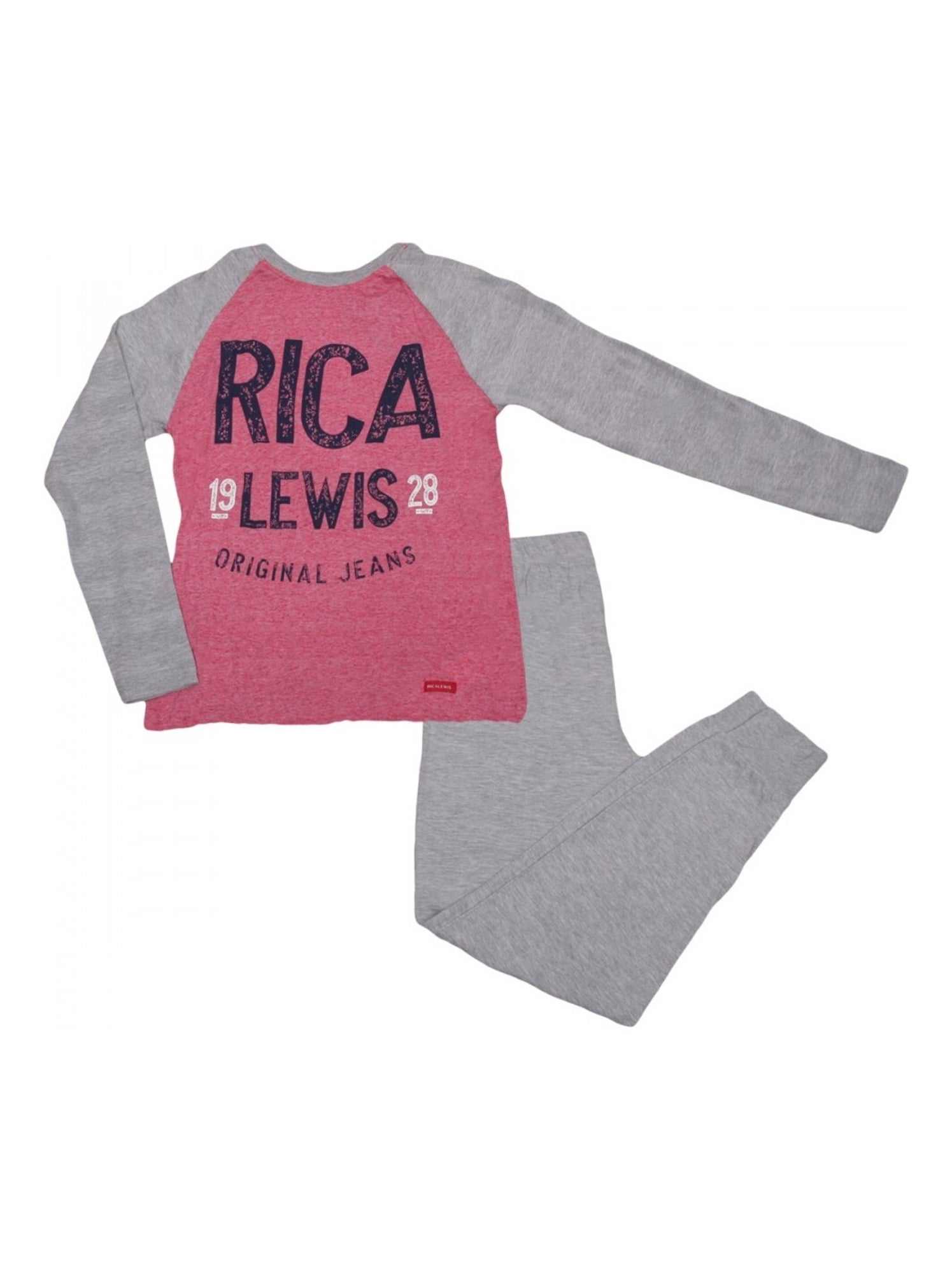 Ensemble pyjama long garçon - Gris