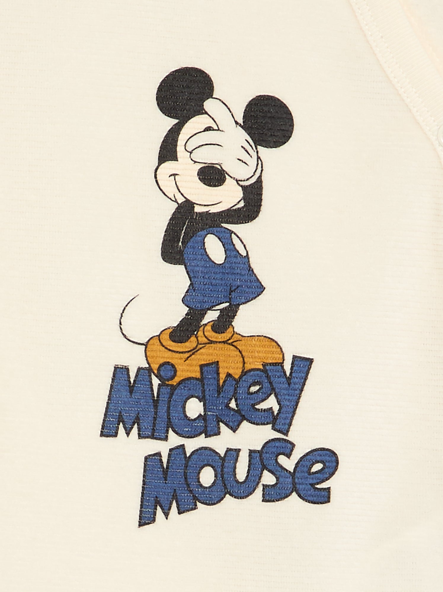 Ensemble pyjama velours 'Mickey Mouse' - 2 pièces - Bleu