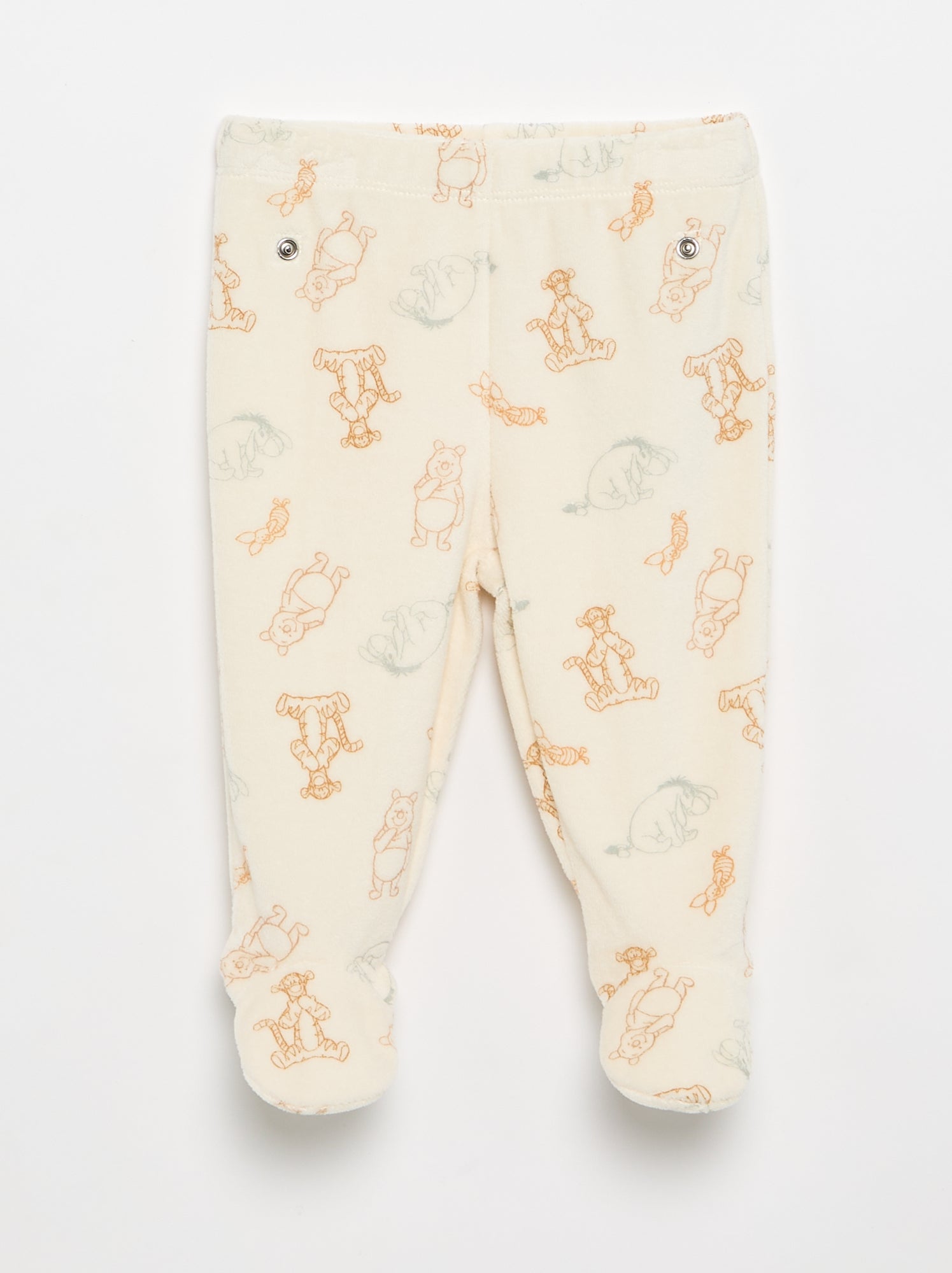 Ensemble pyjama velours 'Mickey Mouse' - 2 pièces - Marron