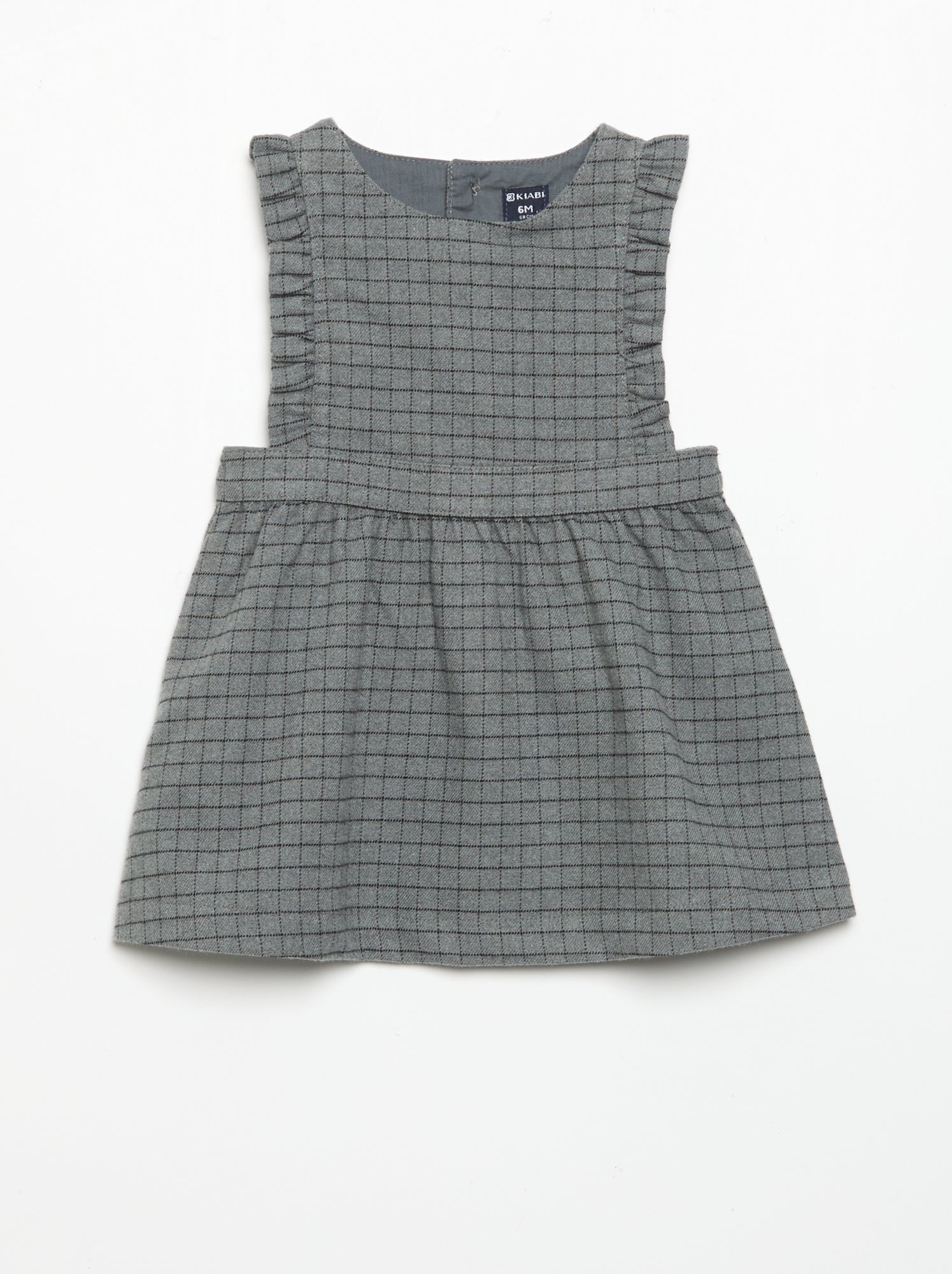 Ensemble robe sans manches + collants - Gris