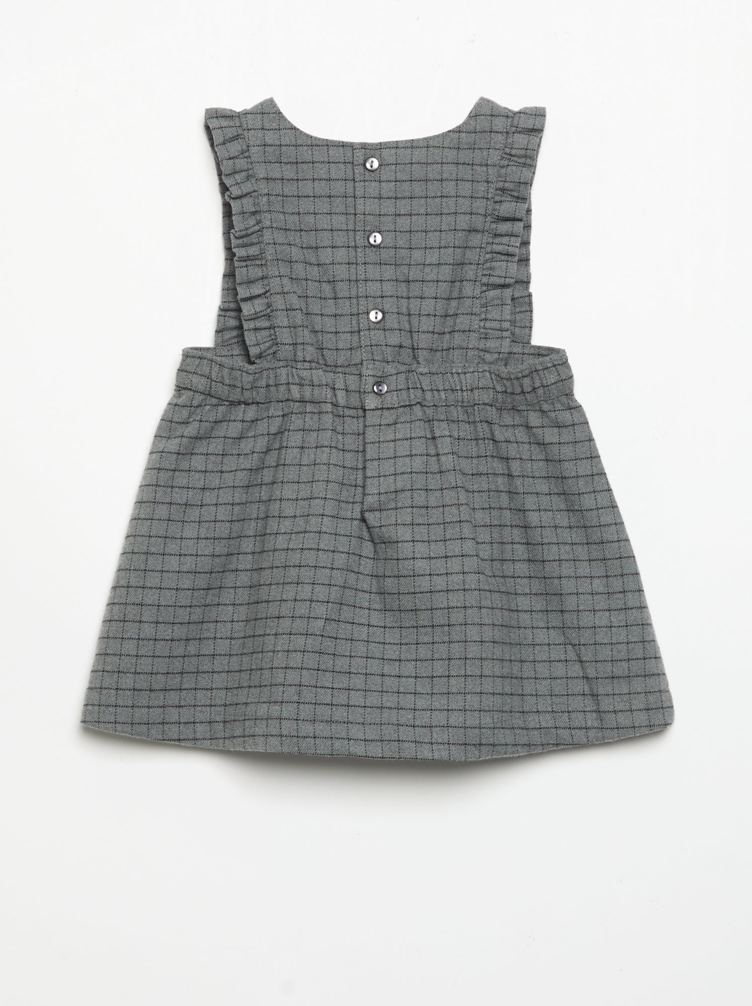 Ensemble robe sans manches + collants - Gris