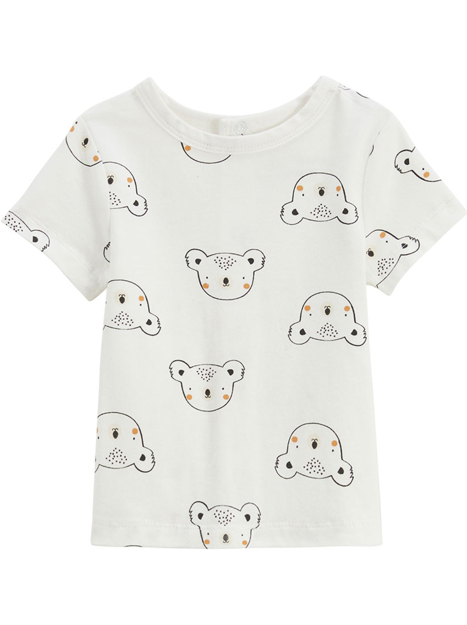 Ensemble salopette bébé en coton gaufré et t-shirt mini rêve - Moutarde