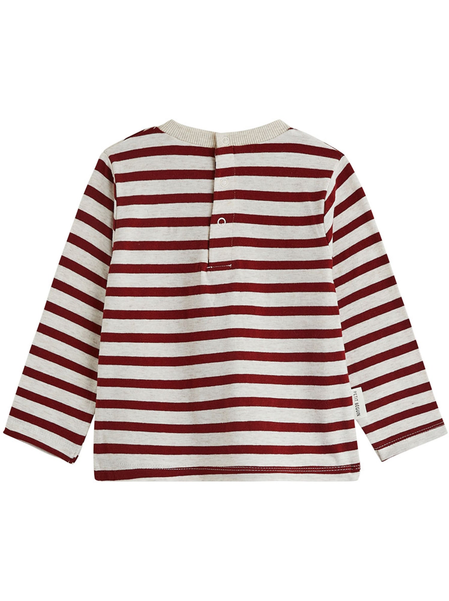 Ensemble salopette bébé en molleton et t-shirt pistache - Beige