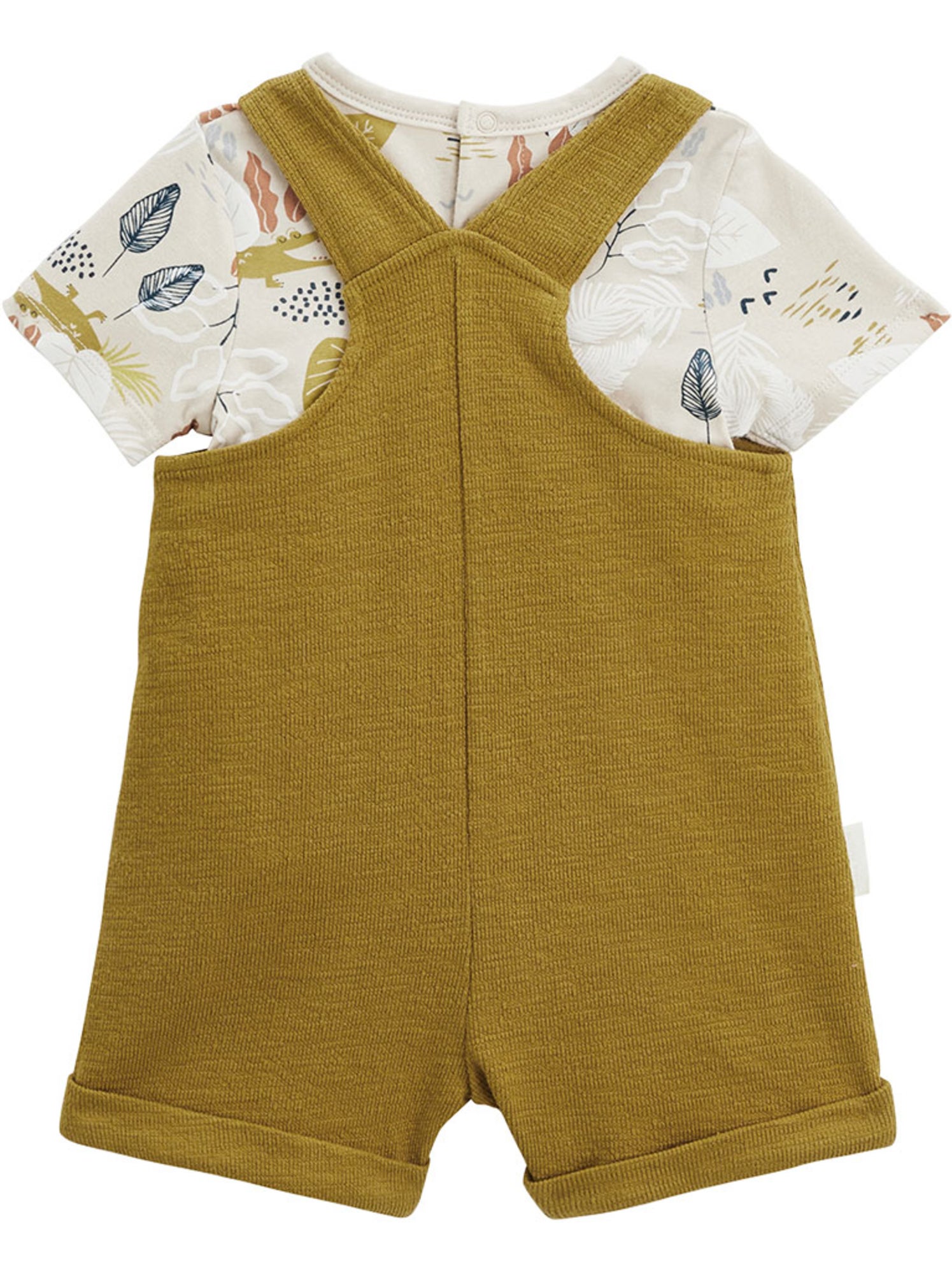 Ensemble salopette bébé et t-shirt costa - Vert