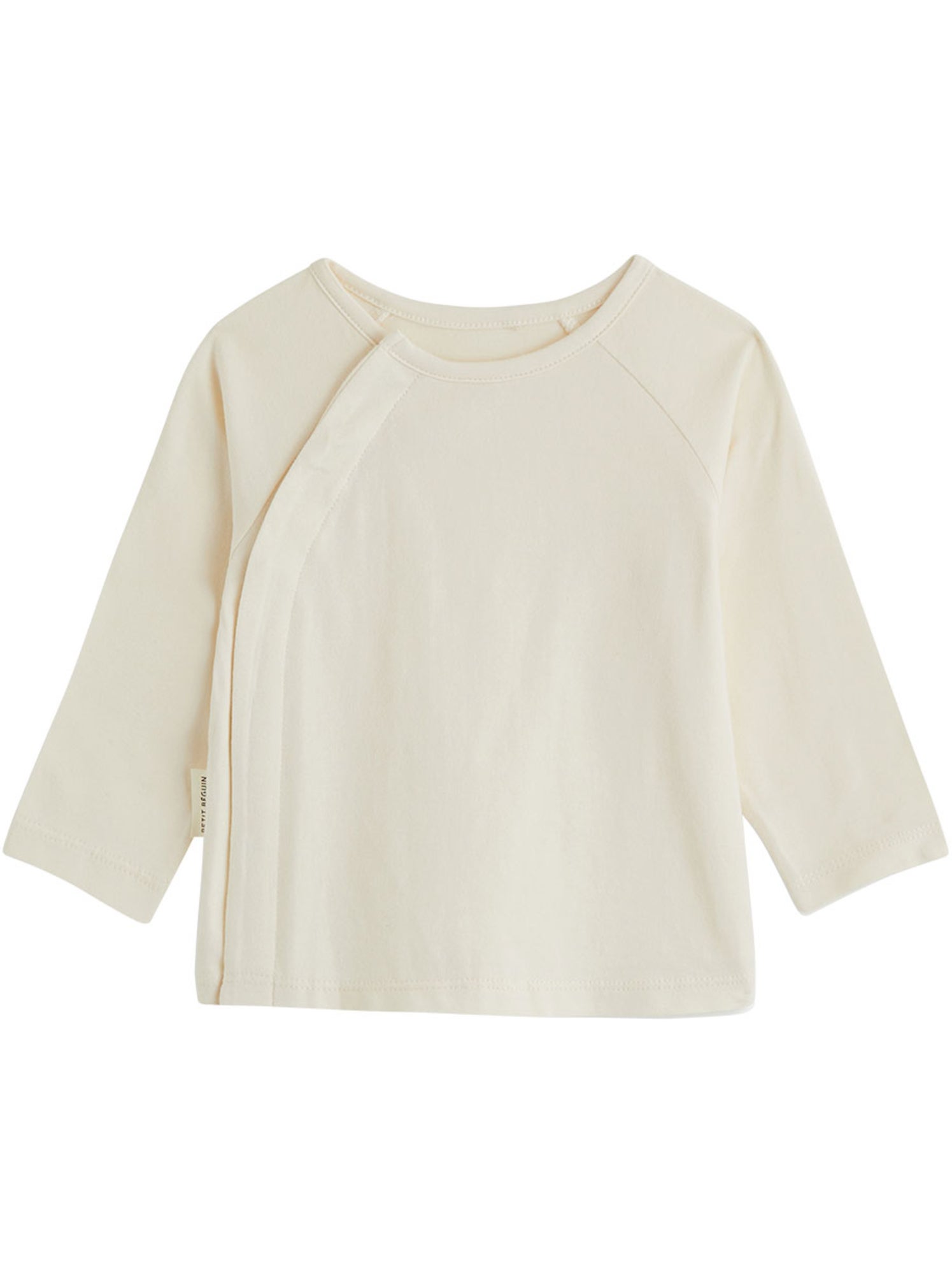 Ensemble salopette bébé matelassé et t-shirt caramel - Marron