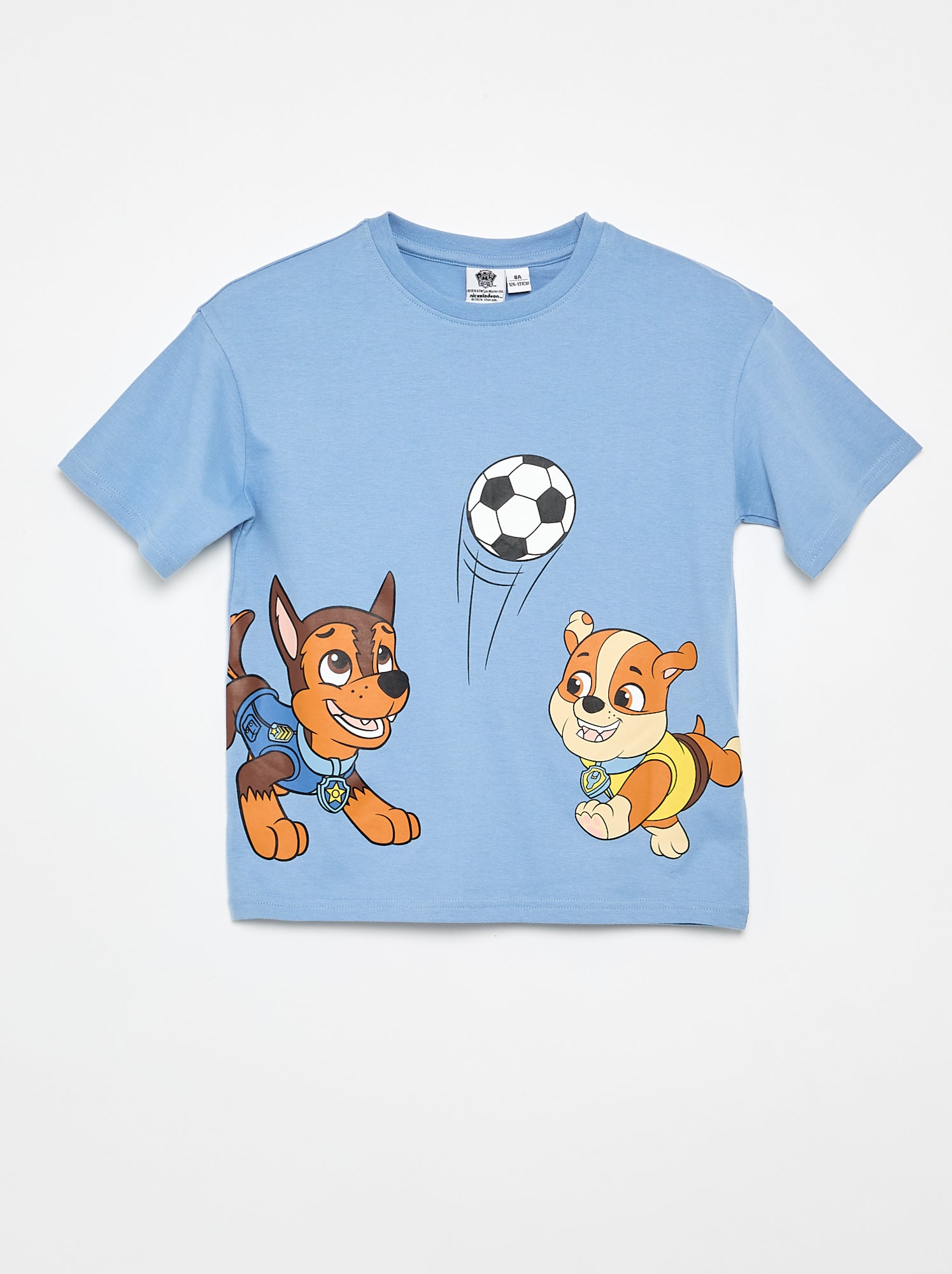 Ensemble short + T-shirt 'Pat' Patrouille' - Bleu