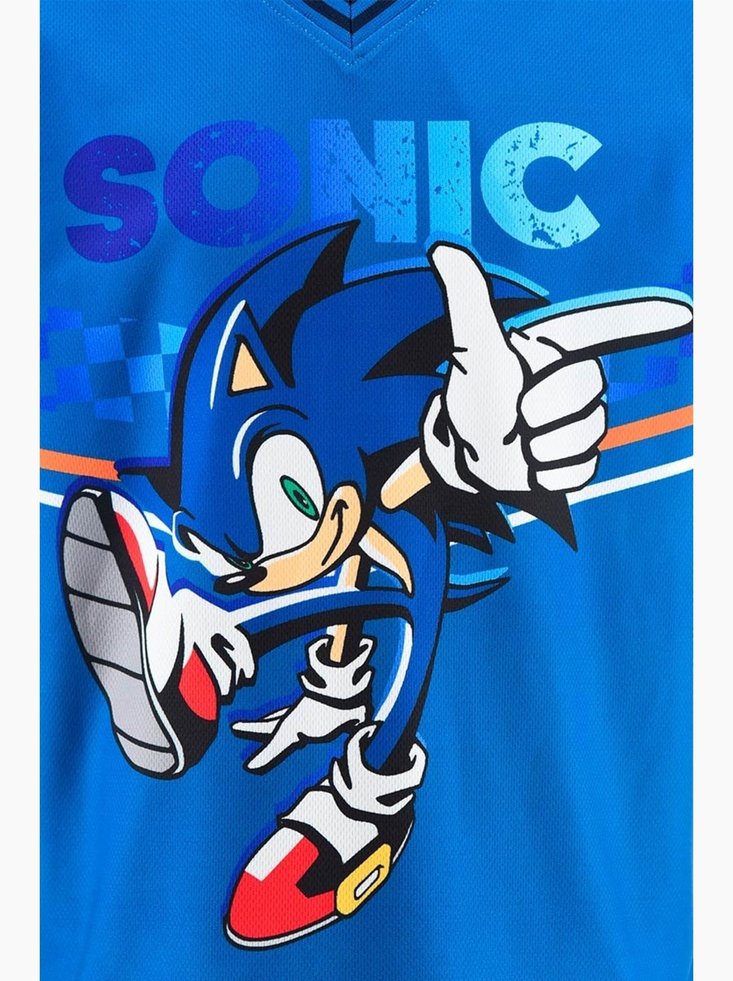 Ensemble short + tee-shirt sonic| licence officielle - Bleu
