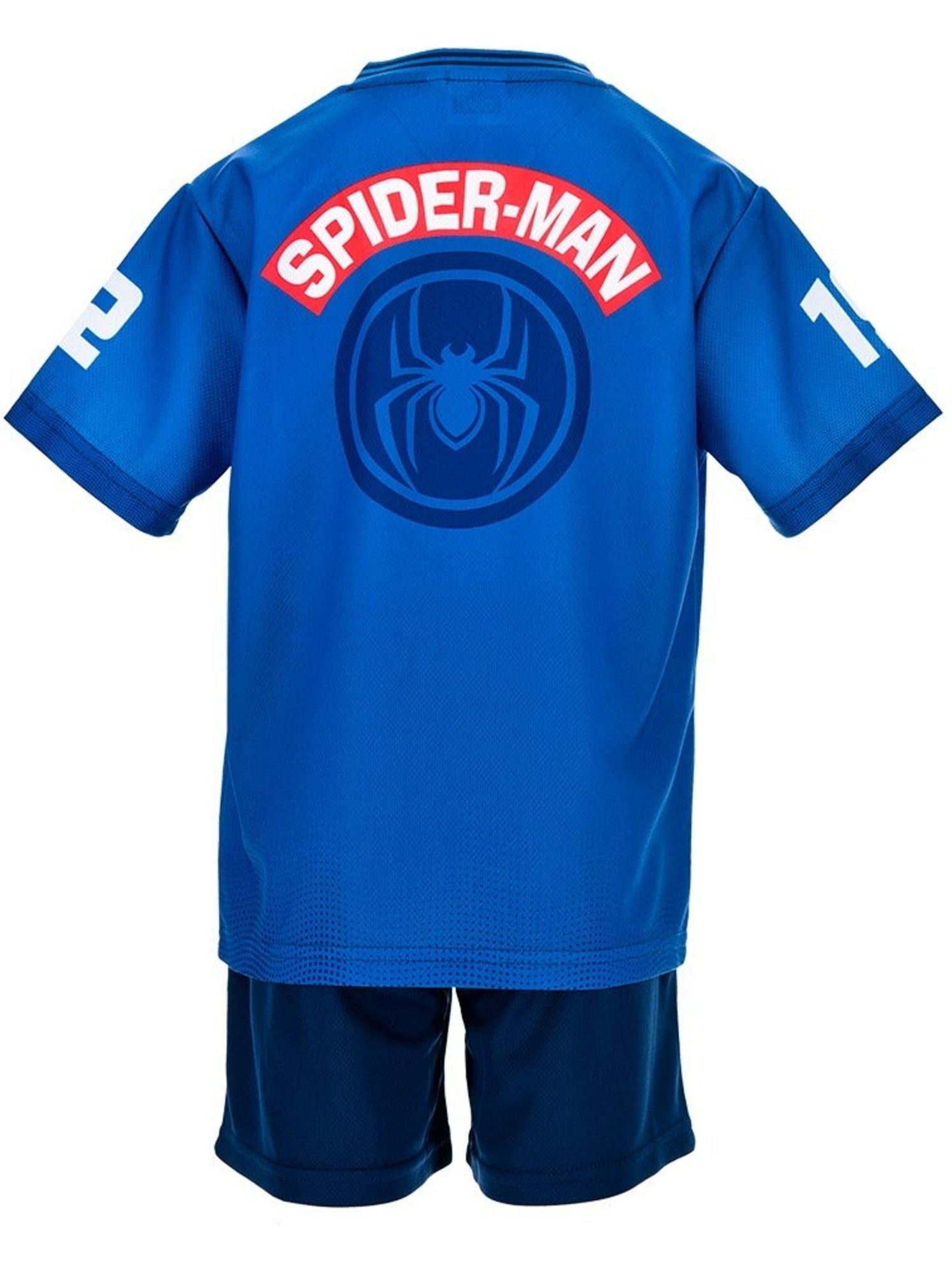 Ensemble short + tee-shirt spiderman| licence officielle - Bleu