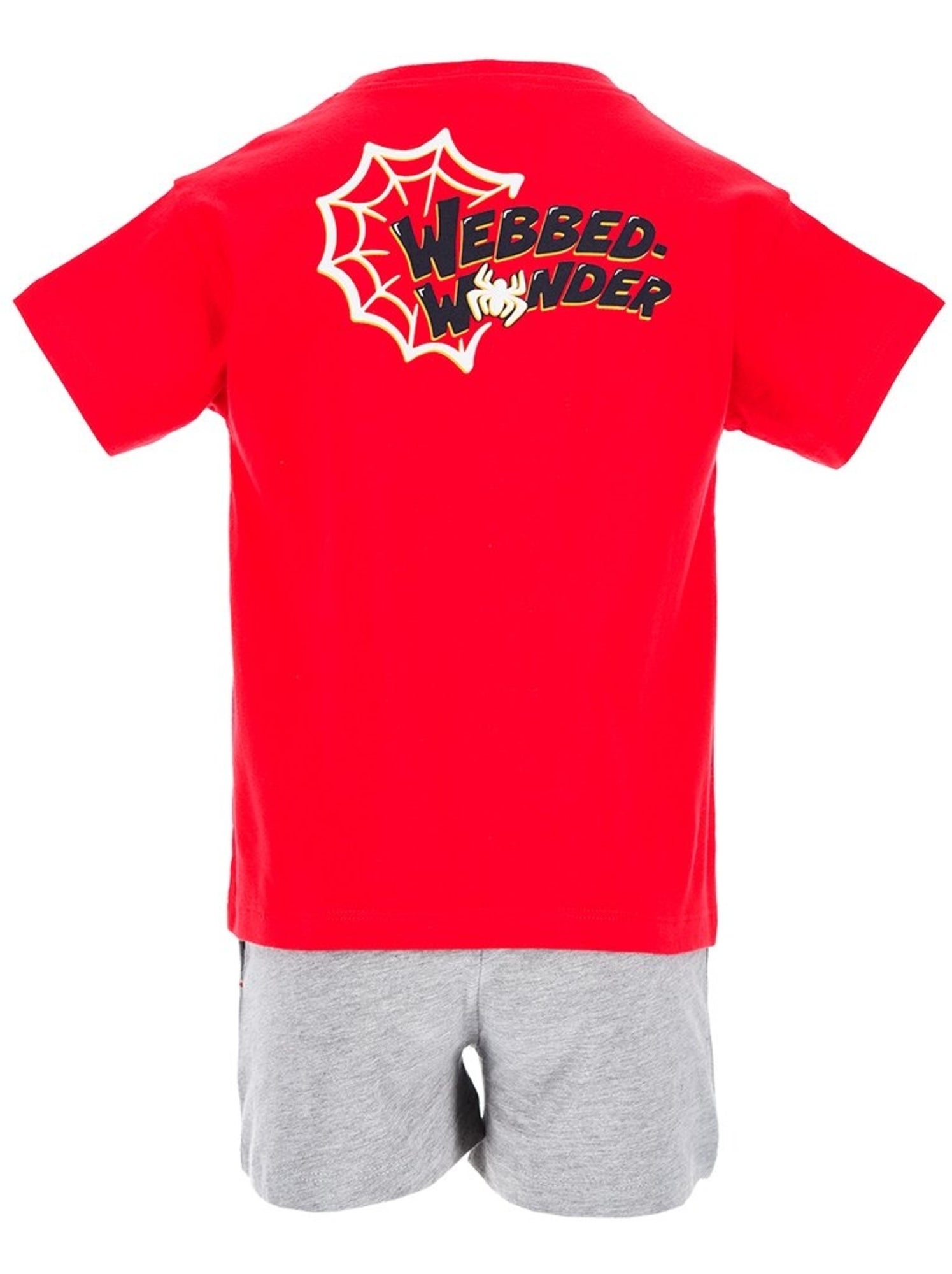 Ensemble Short + Tee-Shirt Spidey| Licence Officielle - Rouge