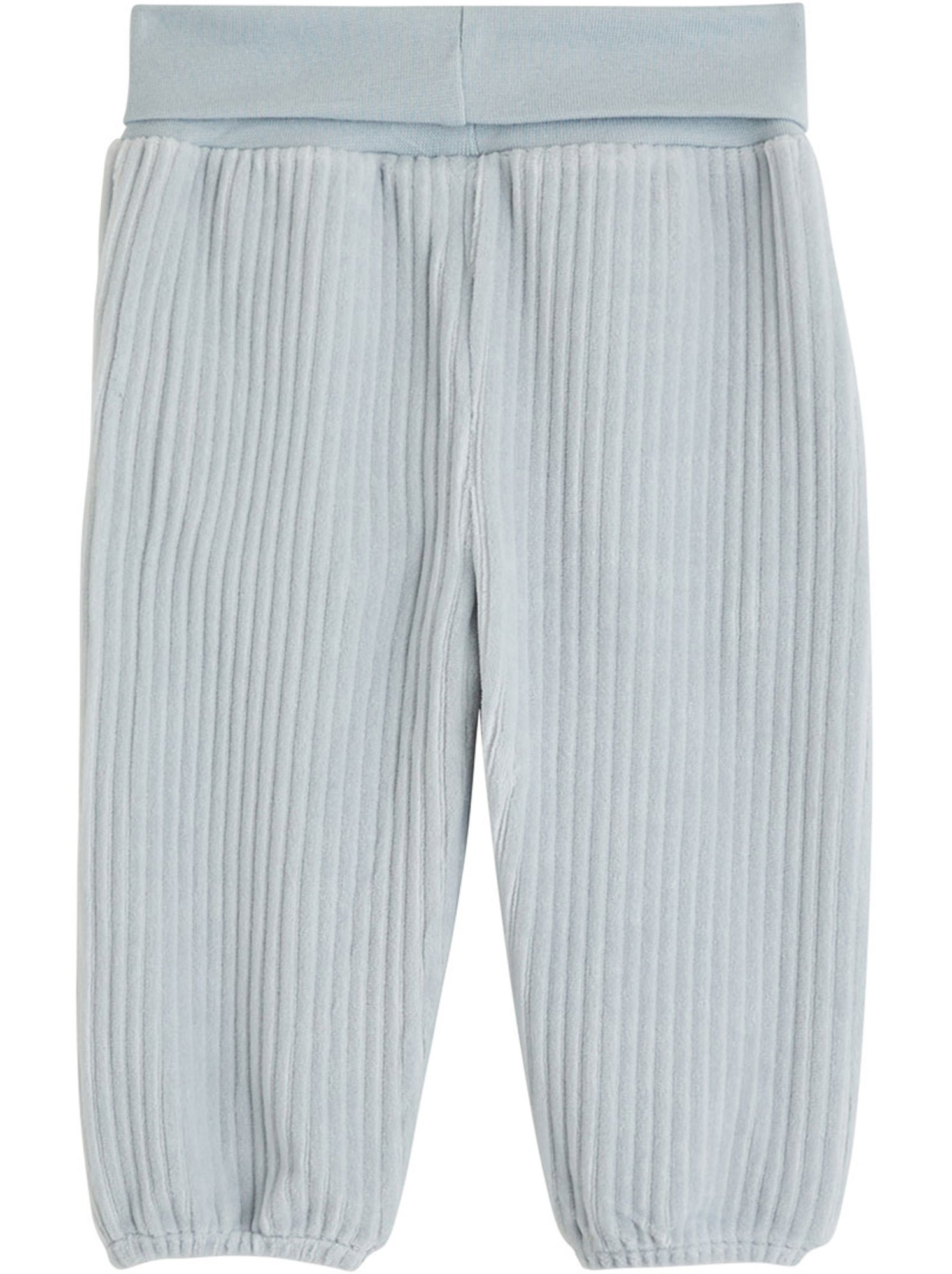 Ensemble sweat et pantalon bébé en velours voix lactée - Bleu